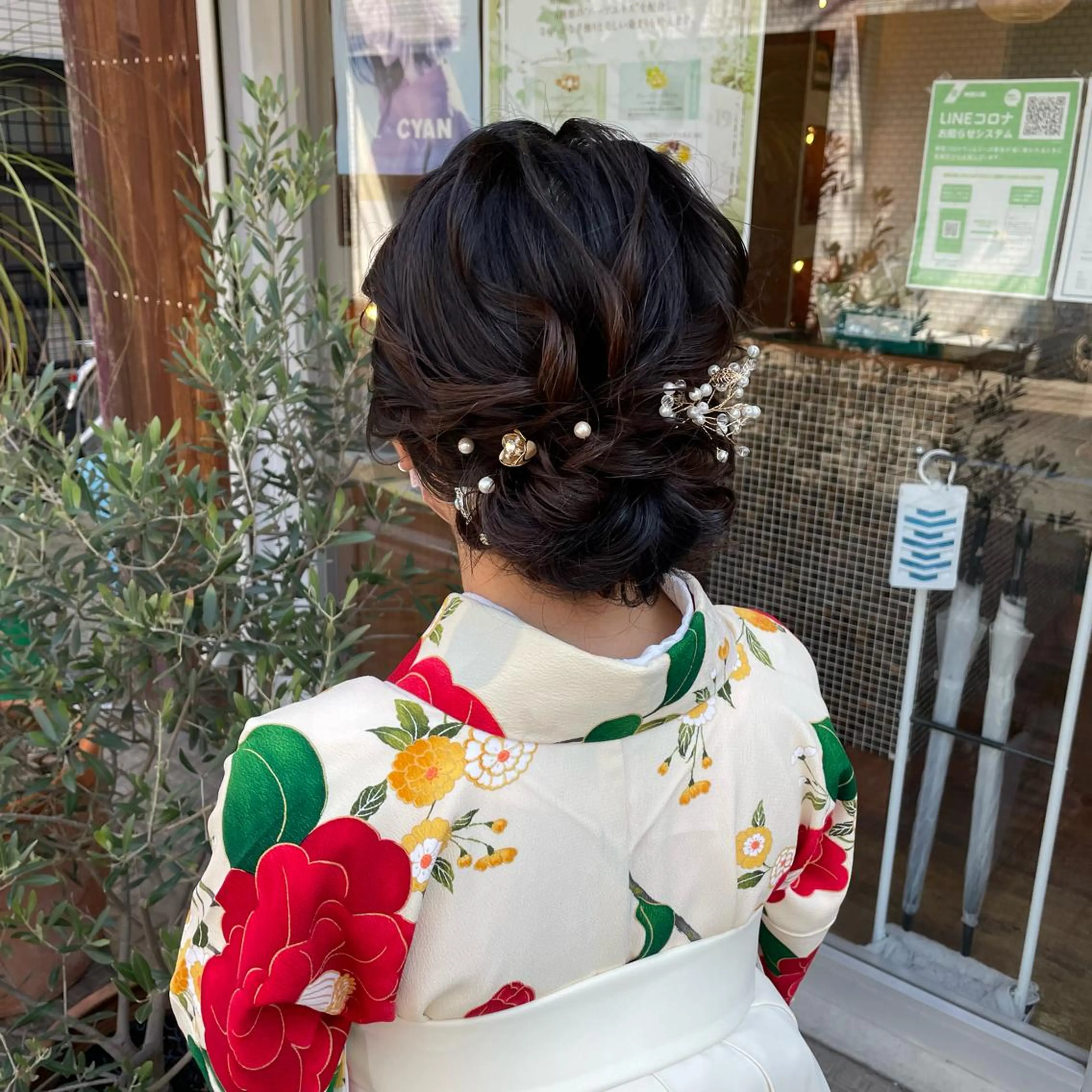 ヘアセット 奈良橋 彩圭のヘアスタイル