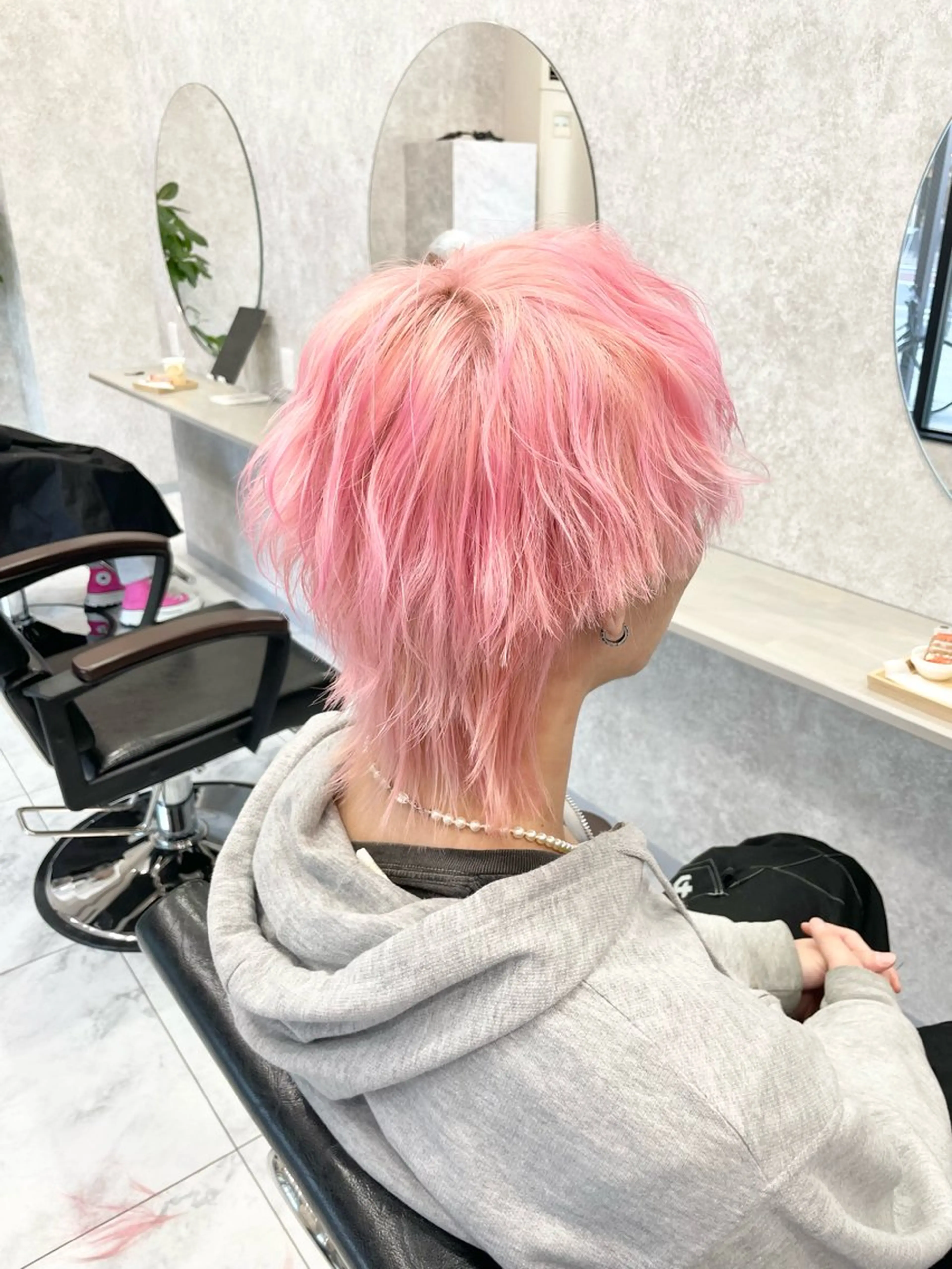 ショート 🦋ハイトーン🦋 石山 希理🦋のヘアスタイル