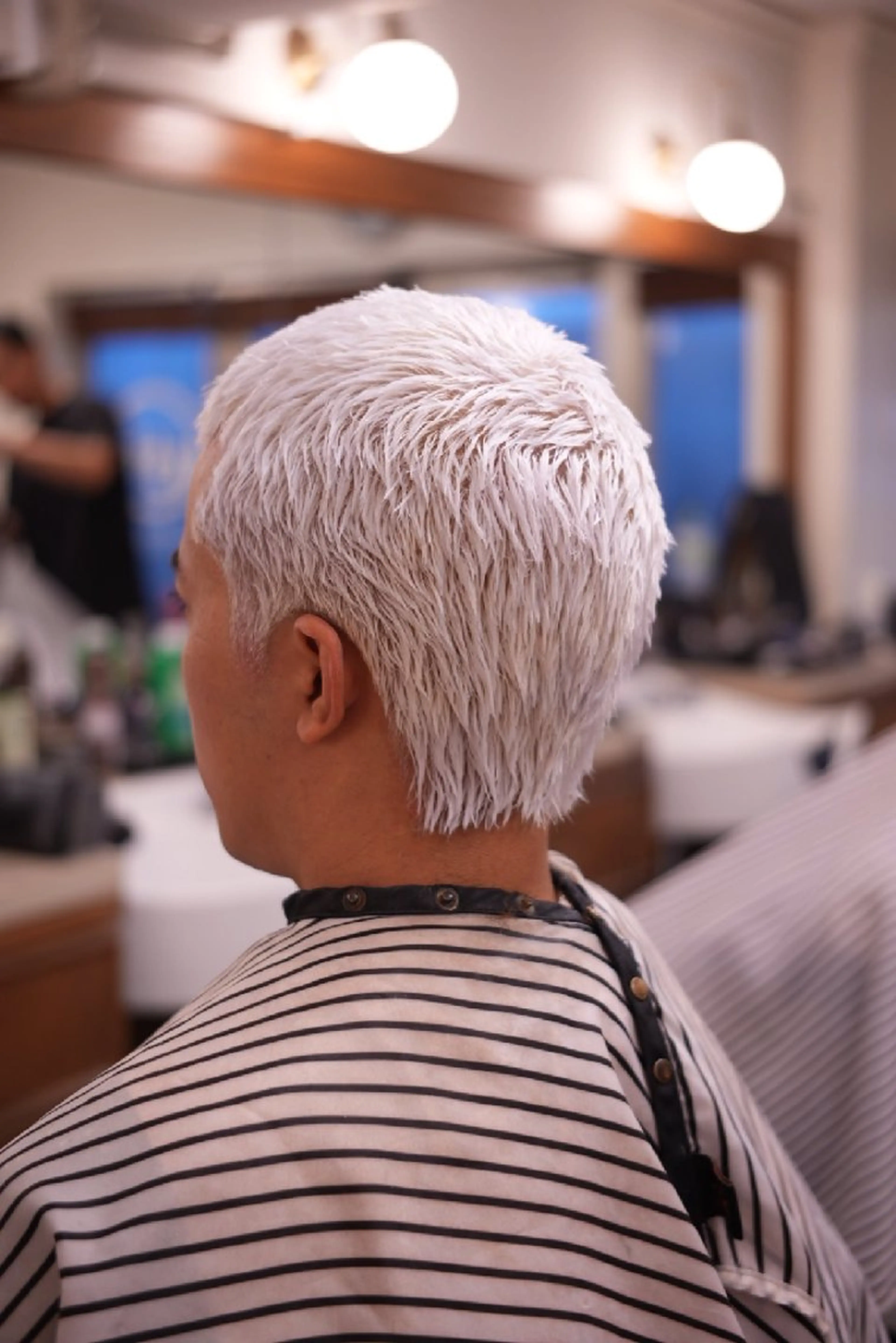 ショート カラー パーマ メンズ 💈吉祥寺バーバー YUのヘアスタイル