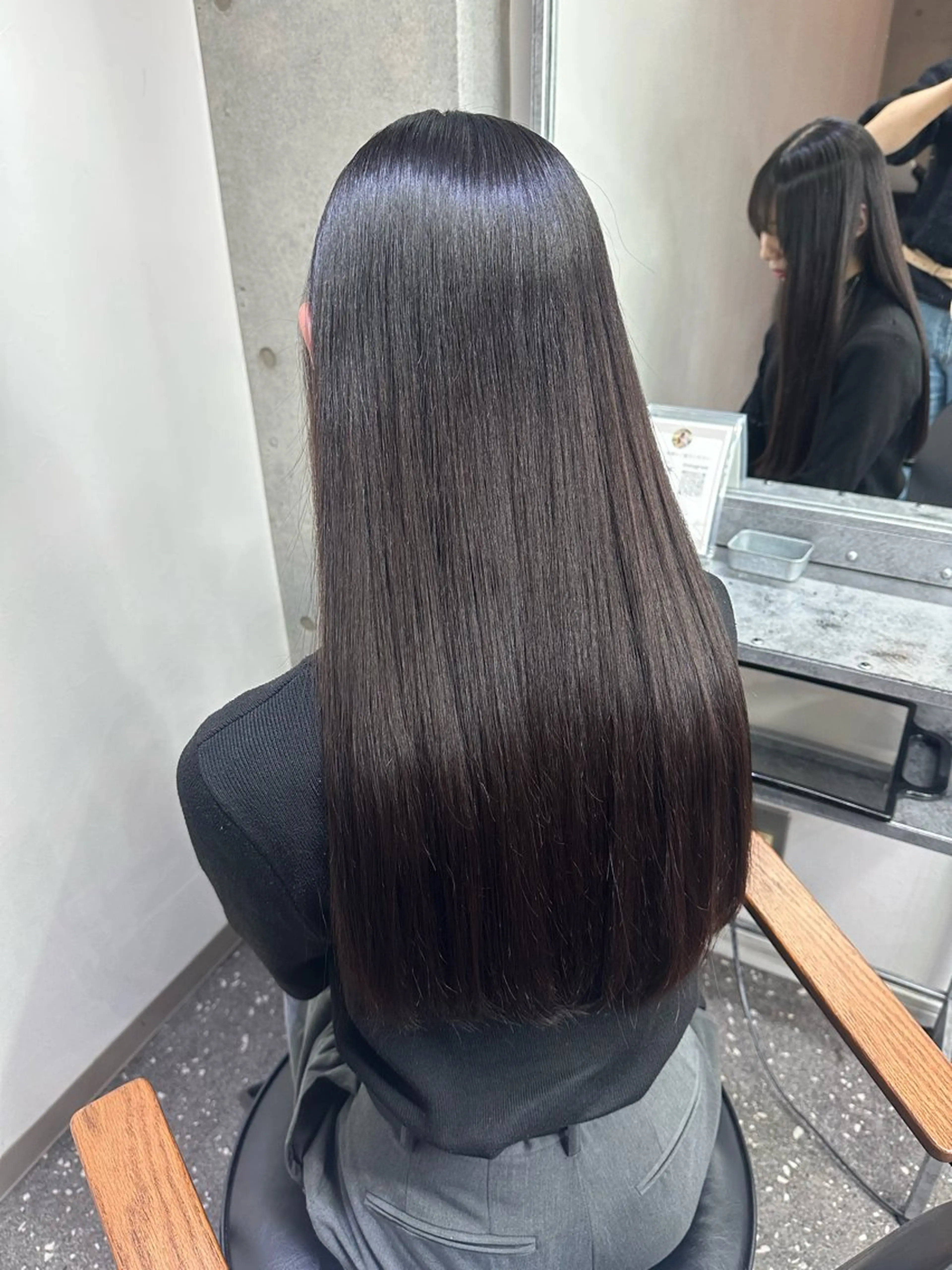 ロング カラー パーマ カット ヘアカラー 縮毛矯正 トリートメント 髪質改善⭐️縮毛矯正 中野⭐️Rinaのヘアスタイル