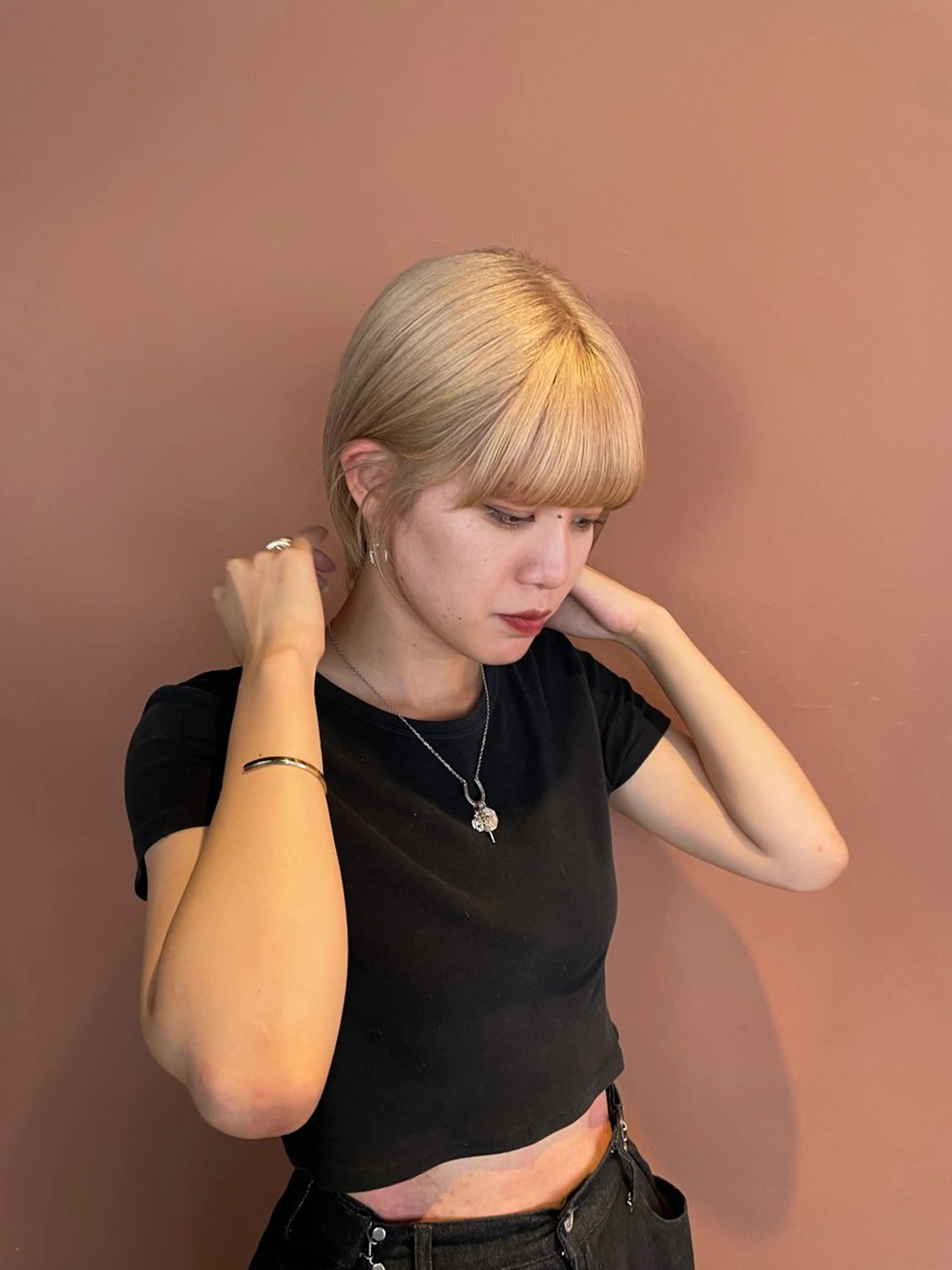 Wカラー（ブリーチ+オンカラー）の写真