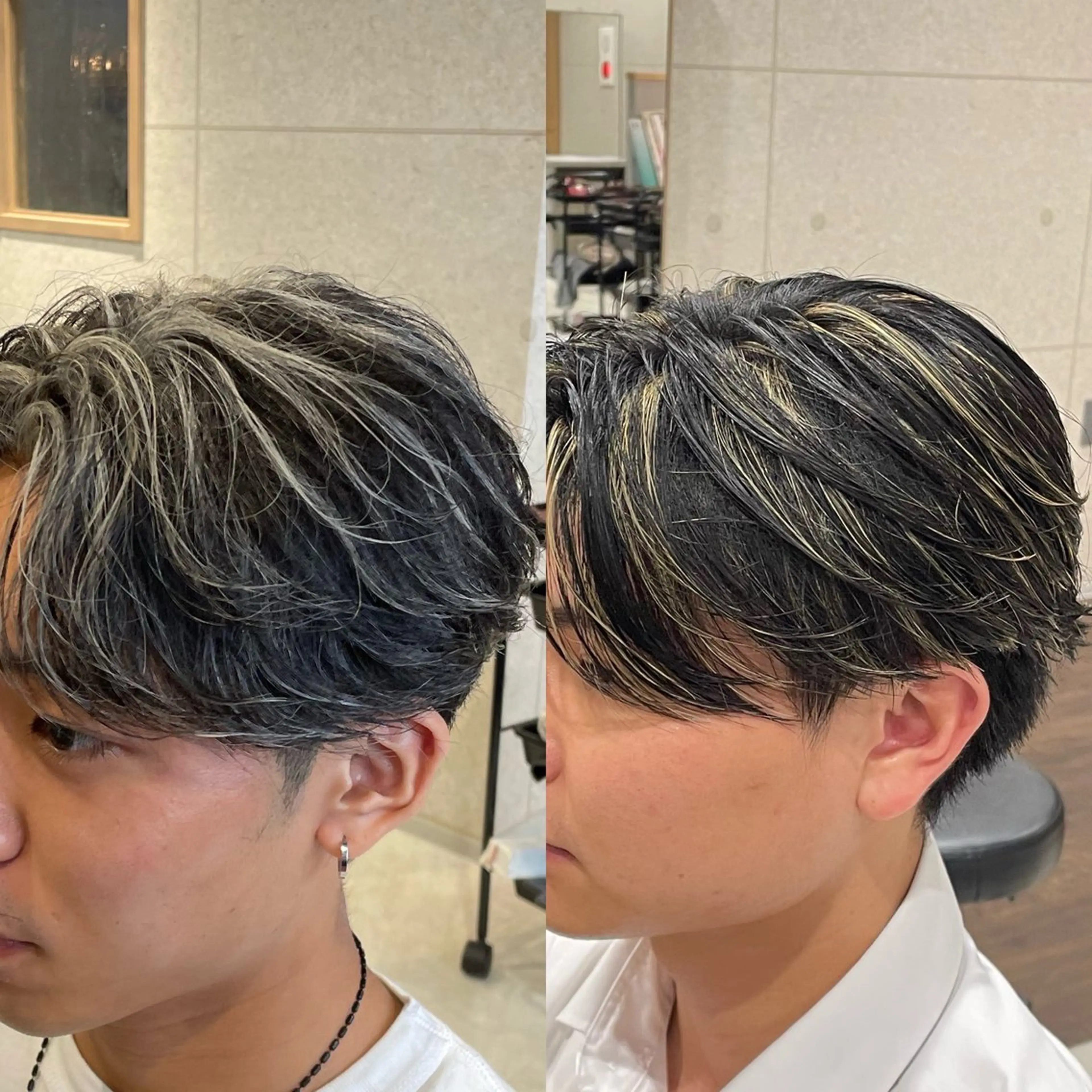 【超お得🉐】メンズカット＋ハイライト(オンカラー込)の写真