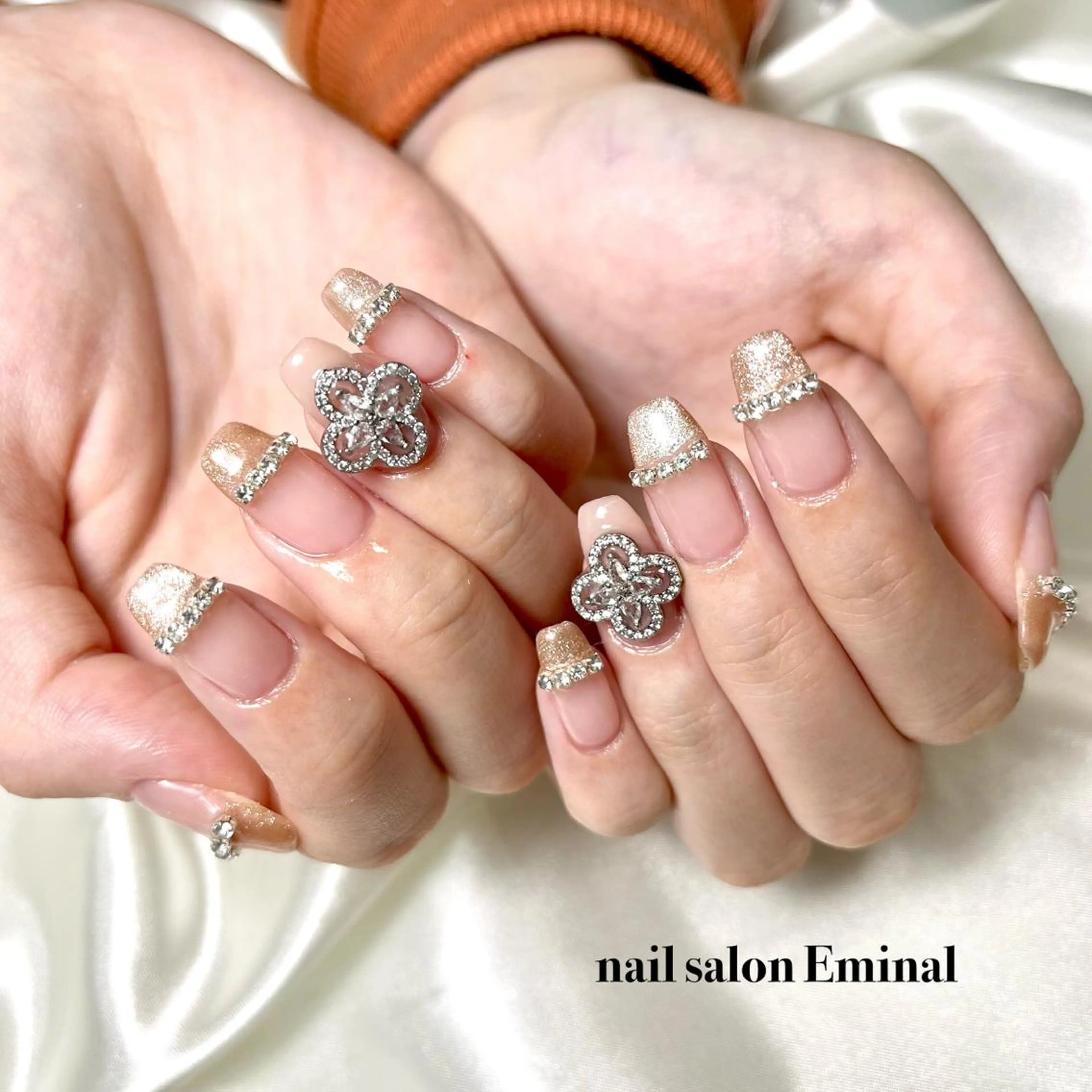 ネイル アニマル柄 ジェルネイル グリーン 韓国ネイル ラメ(グリッター) nail salon Eminal所属・Eminal nailのネイルデザイン