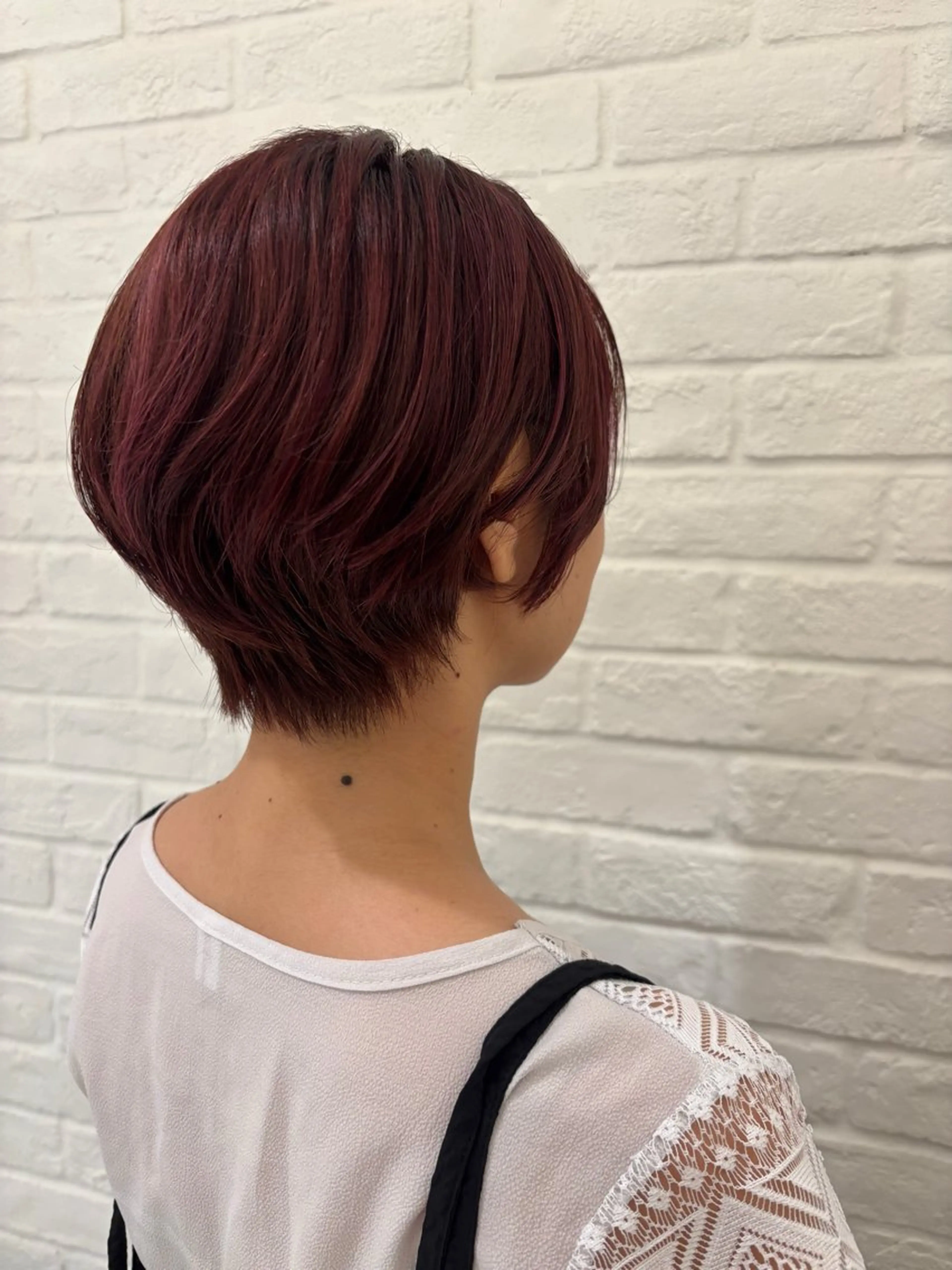 ショート ハイライト ショートヘア ショート/ボブ✂︎ 三田さやかのヘアスタイル