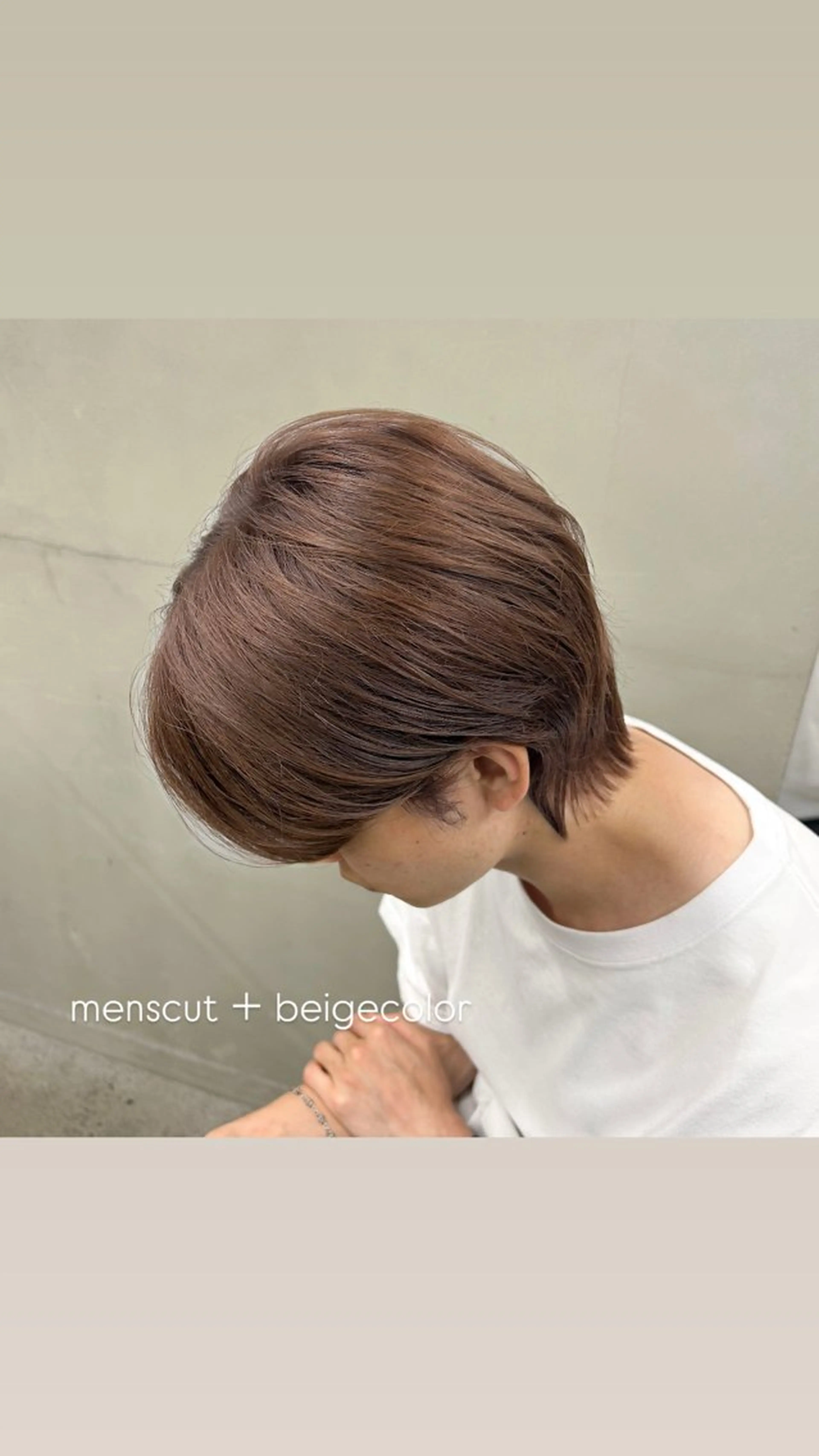 メンズカット➕ブリーチなしダブルカラー➕marbbの写真