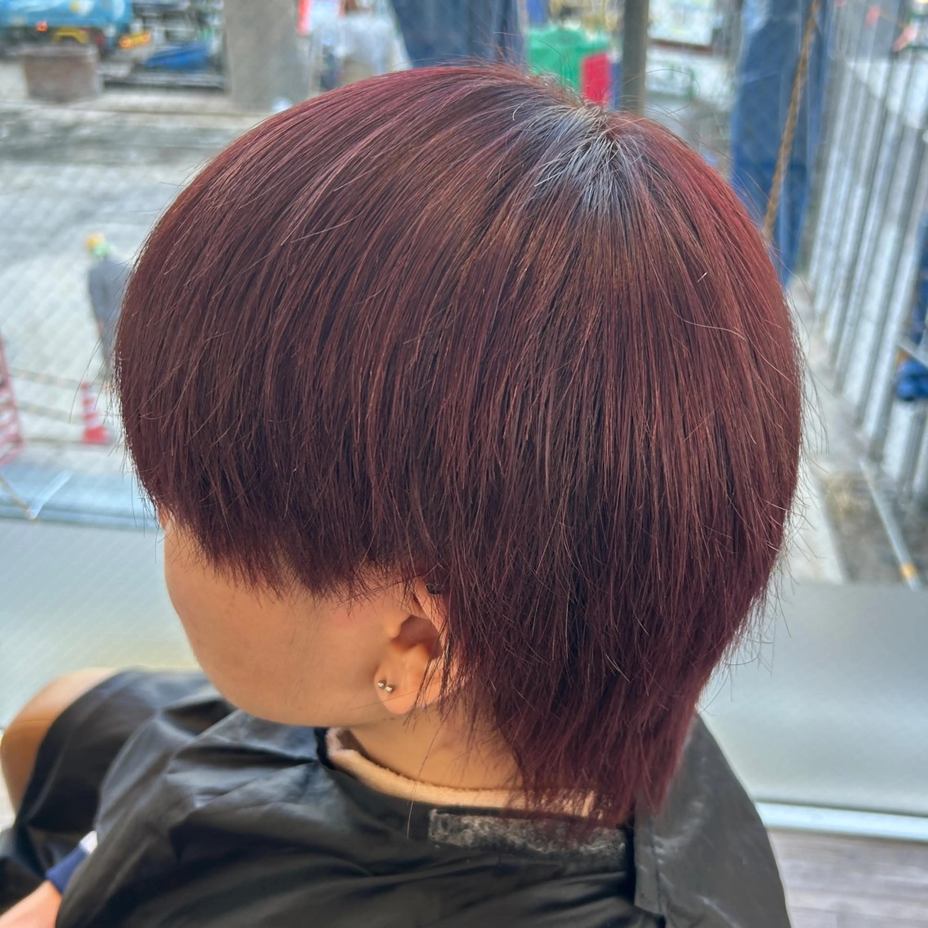 カラー メンズ ヘアカラー 波巻き🌊✖️ シャドウ🐾/AOIのヘアスタイル