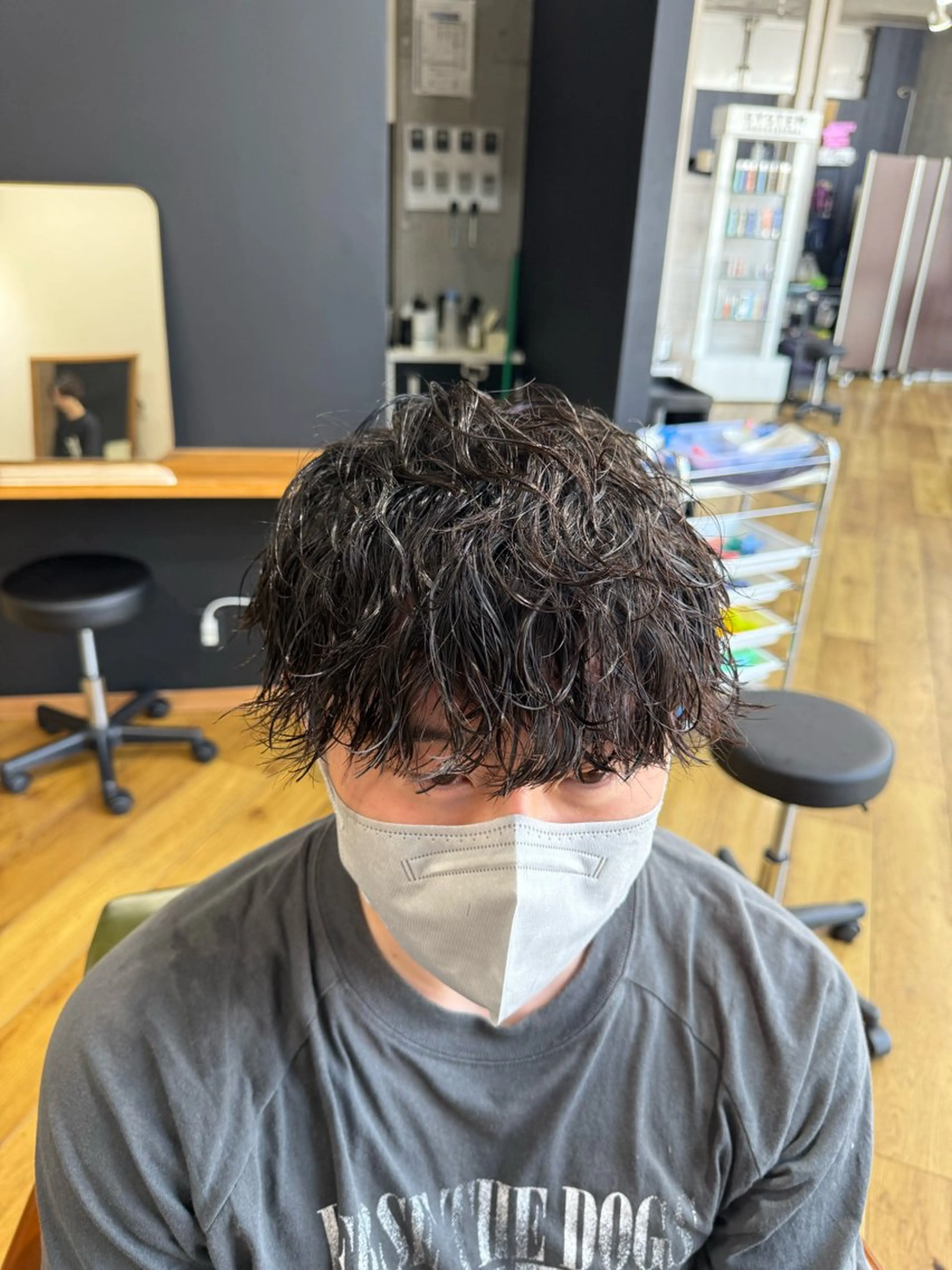 メンズ カット パーマ 【バレイヤージュ】 🔥メンズRYUTAのヘアスタイル