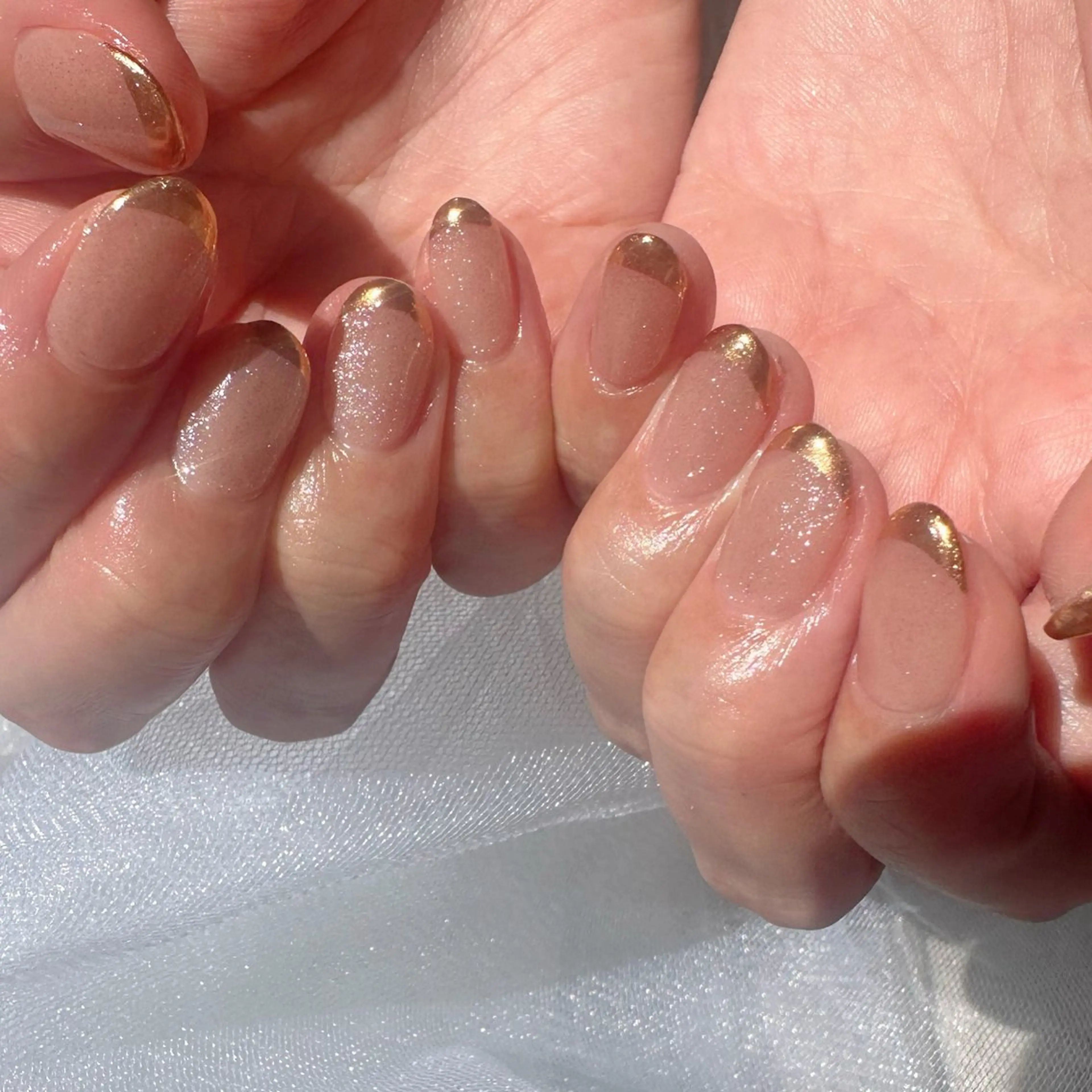 ネイル フレンチネイル 氷ネイル・うるうるネイル マグネットネイル ミラーネイル ブライダルネイル 🪞KAPE NAIL 🪞のネイルデザイン