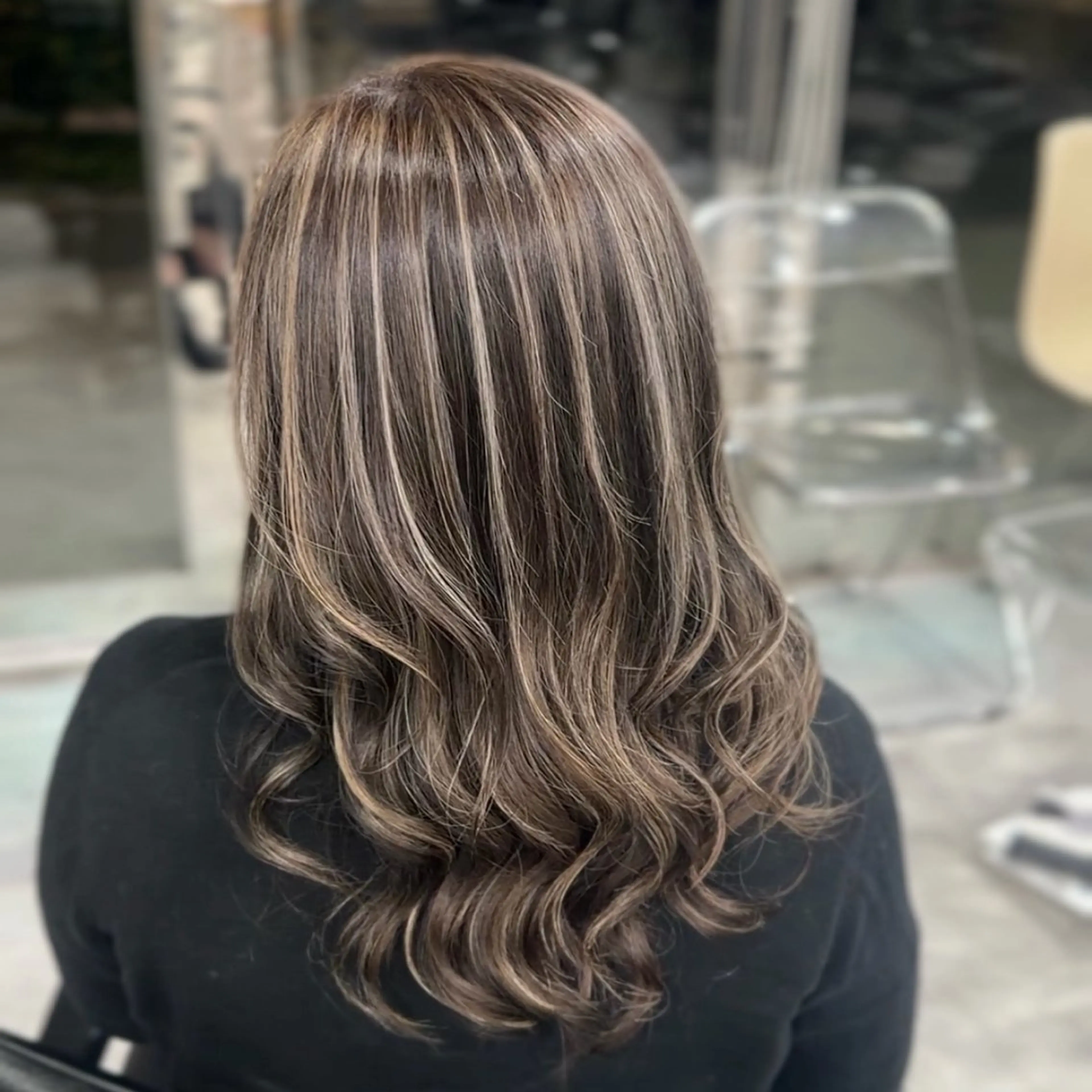 セミロング さえ 大宮/ハイライトのヘアスタイル