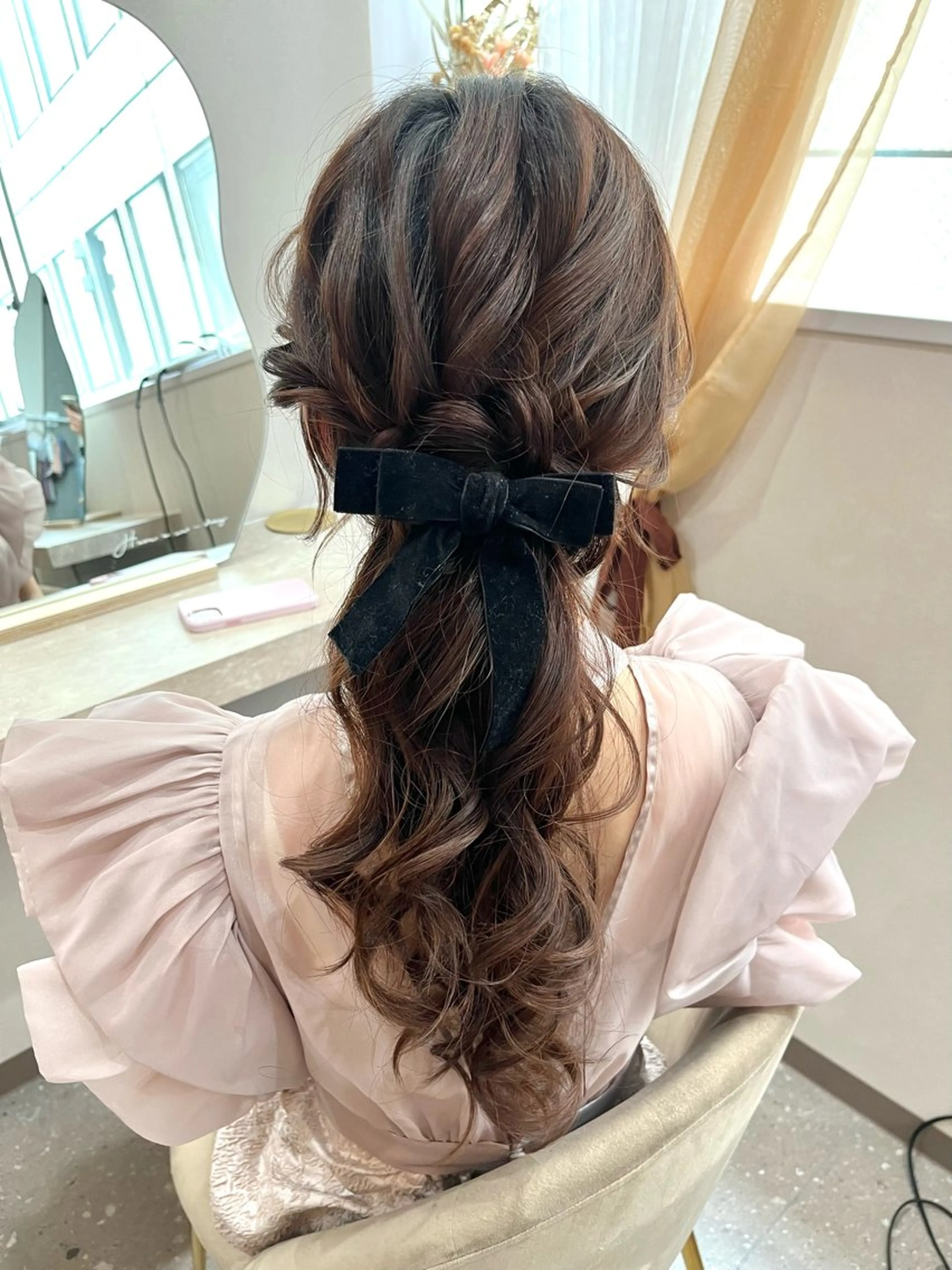 ヘアアレンジ ヘアセット Mila Akariのヘアスタイル