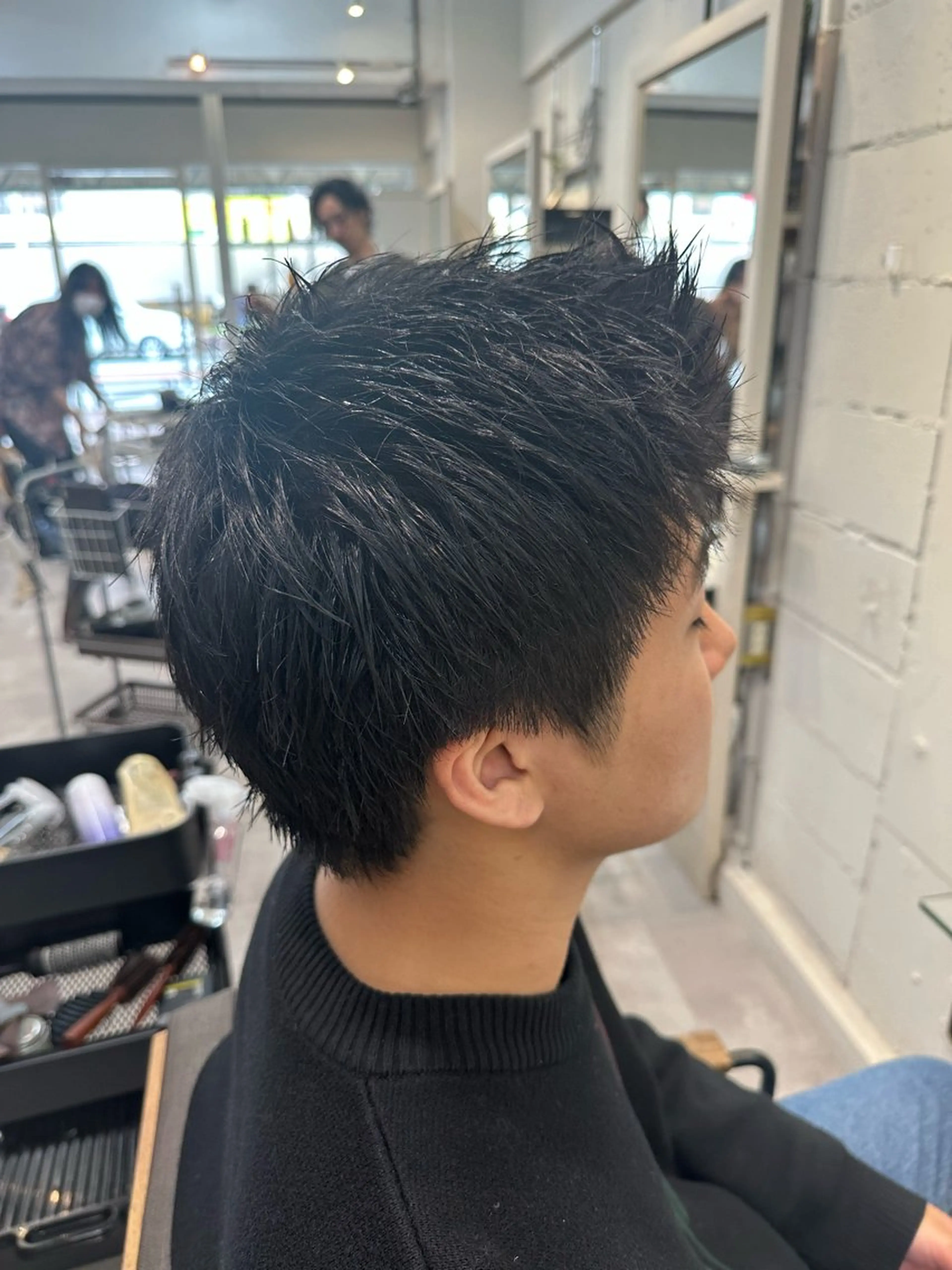 ショート メンズ スパイキーショート ショートヘア 佐藤 愛のヘアスタイル