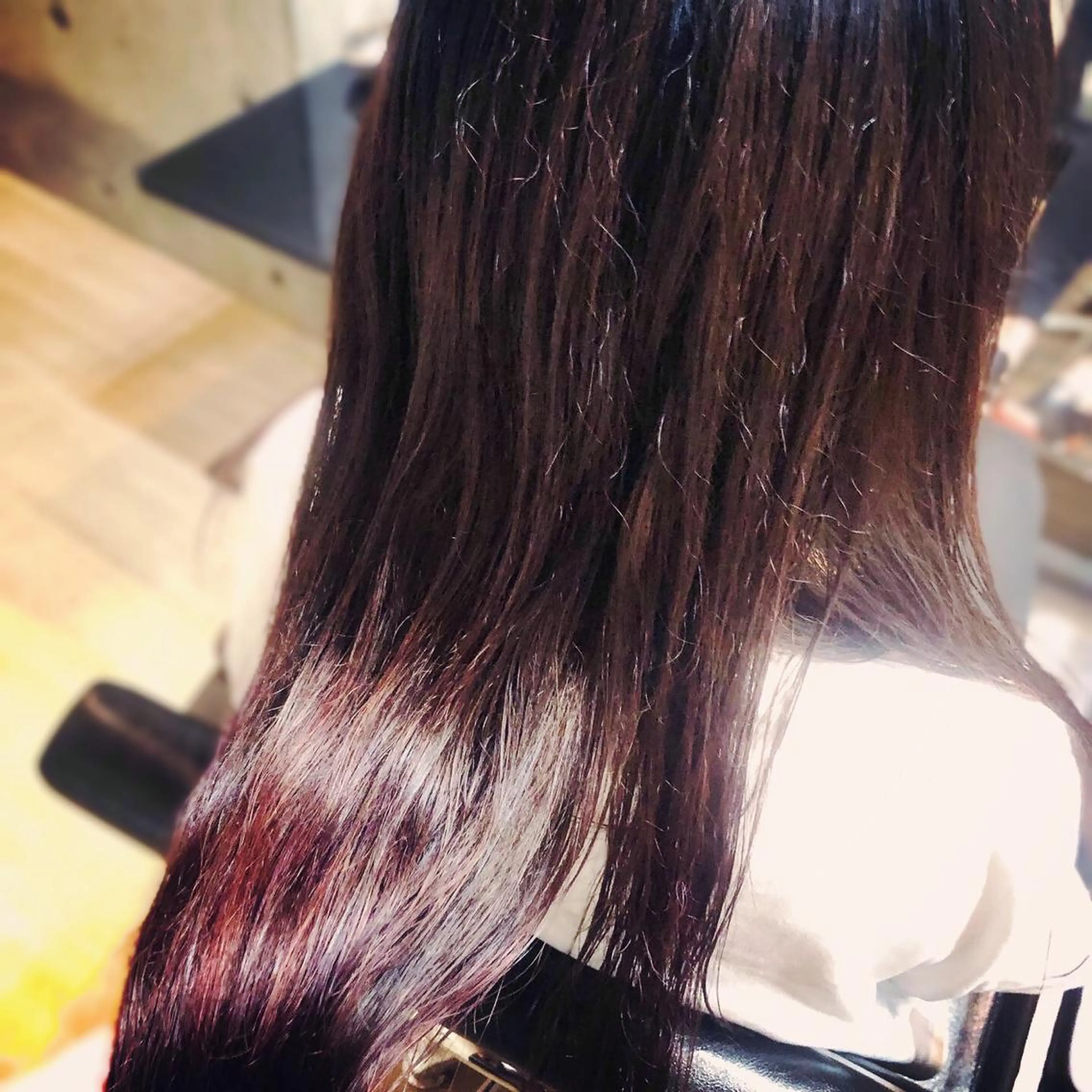 オーガニックヘアカラー　ロング　（シャンプー・ドライ込）の写真