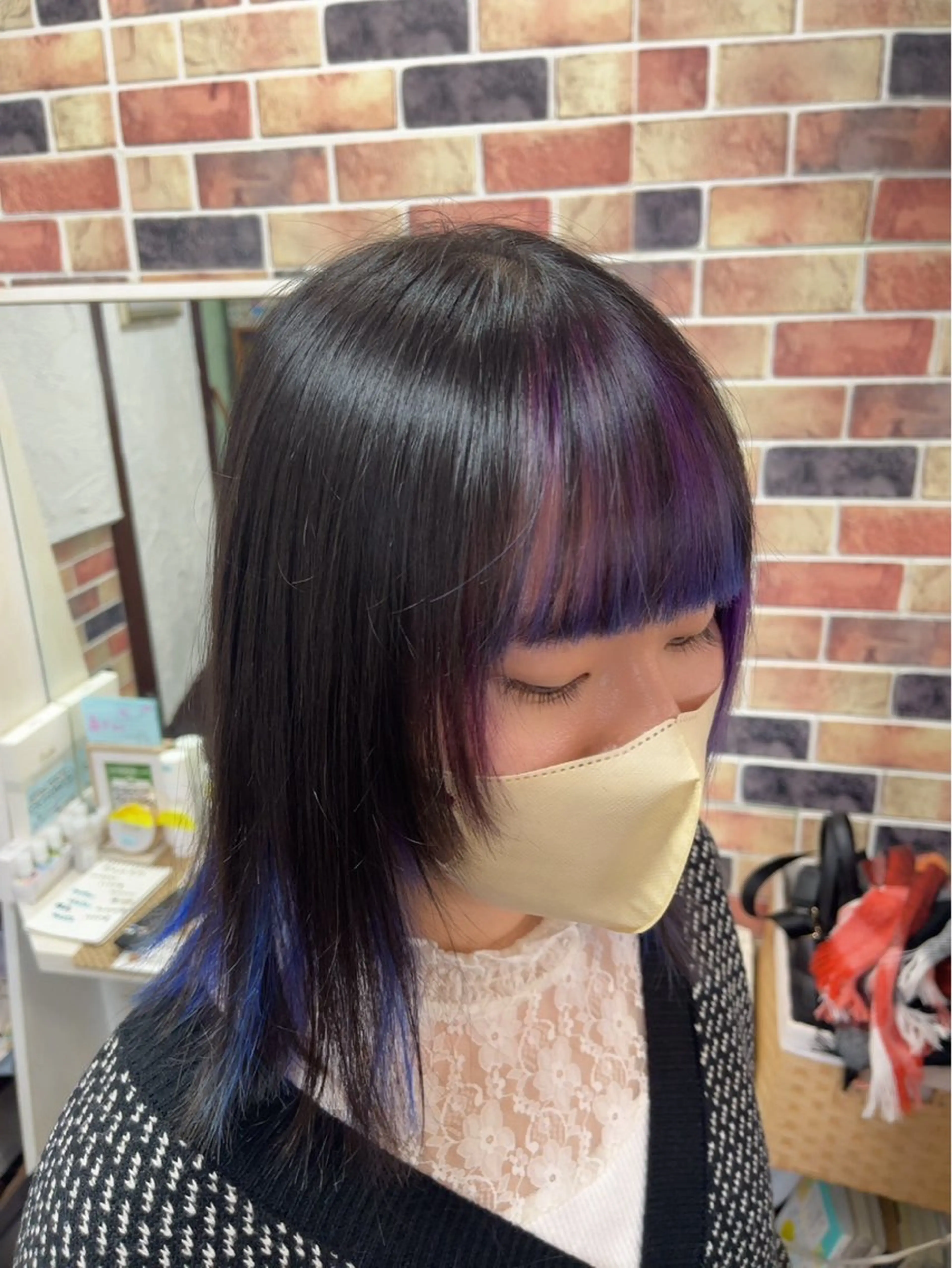 カラー ヘアサロン ユリのヘアスタイル