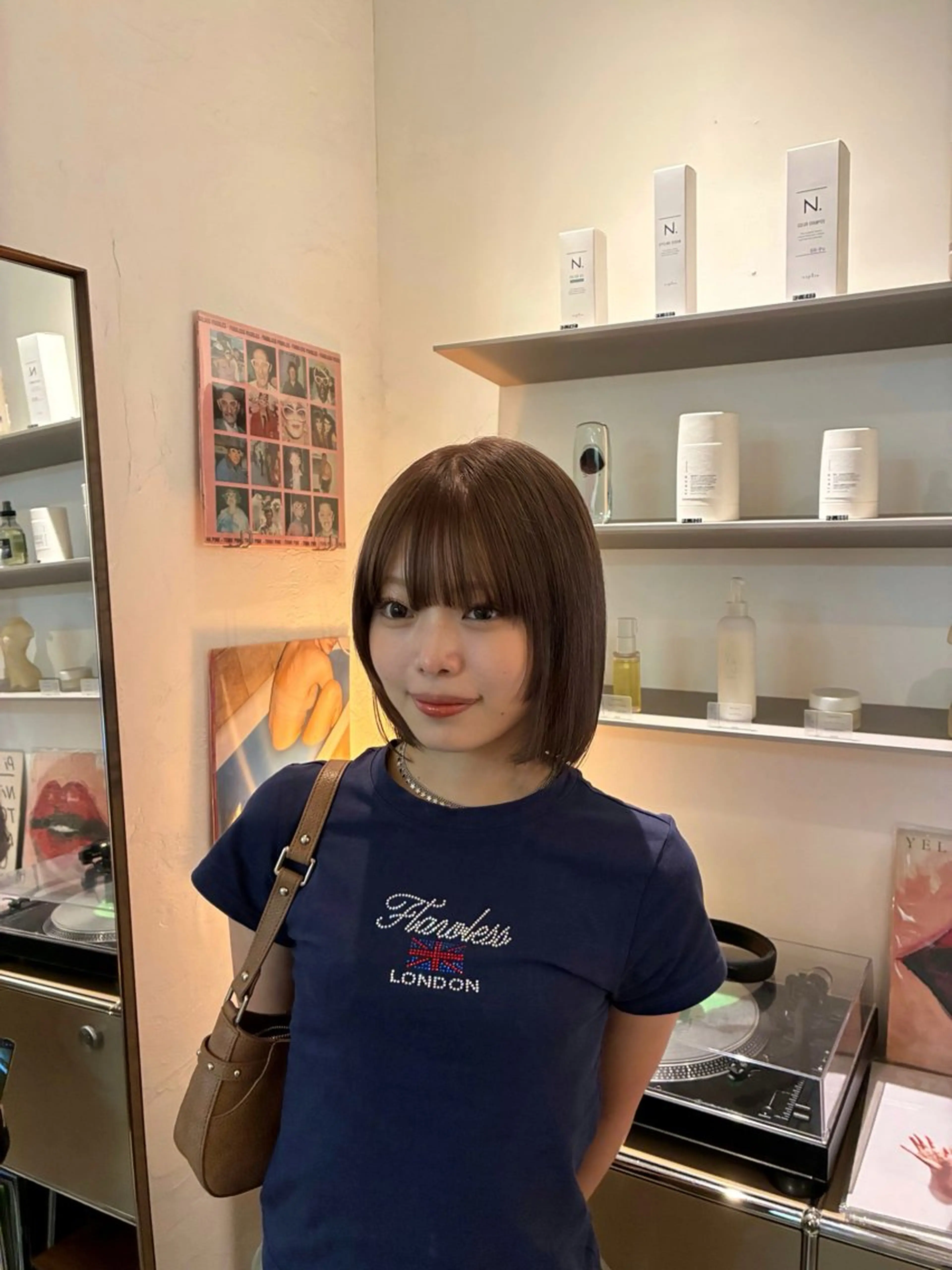 ショート ヘアカラー nanami🏷🤎 ふんわりカラーのヘアスタイル