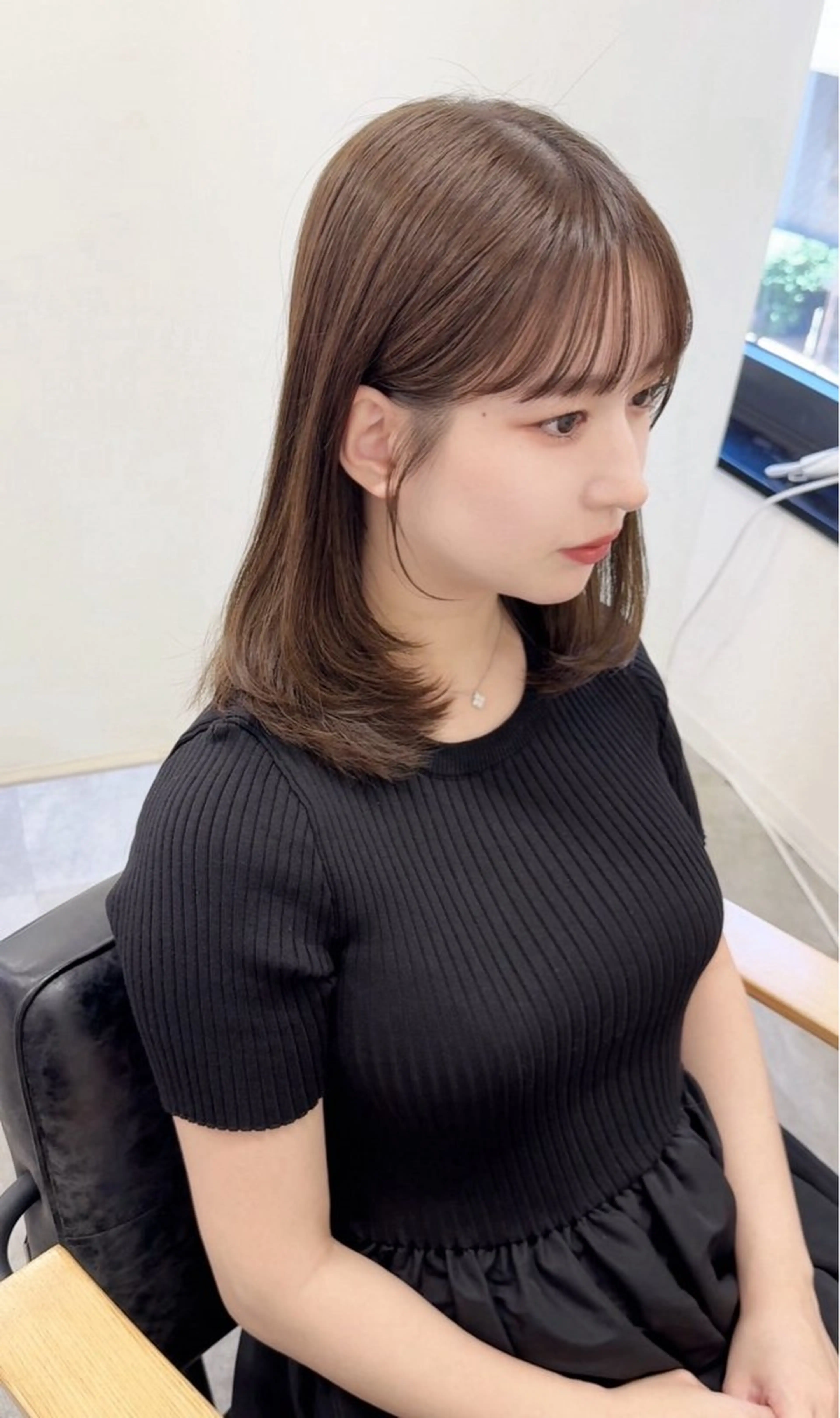 似合わせ前髪・顔周りカット＋コテ巻き仕上げ🪄︎︎✨の写真