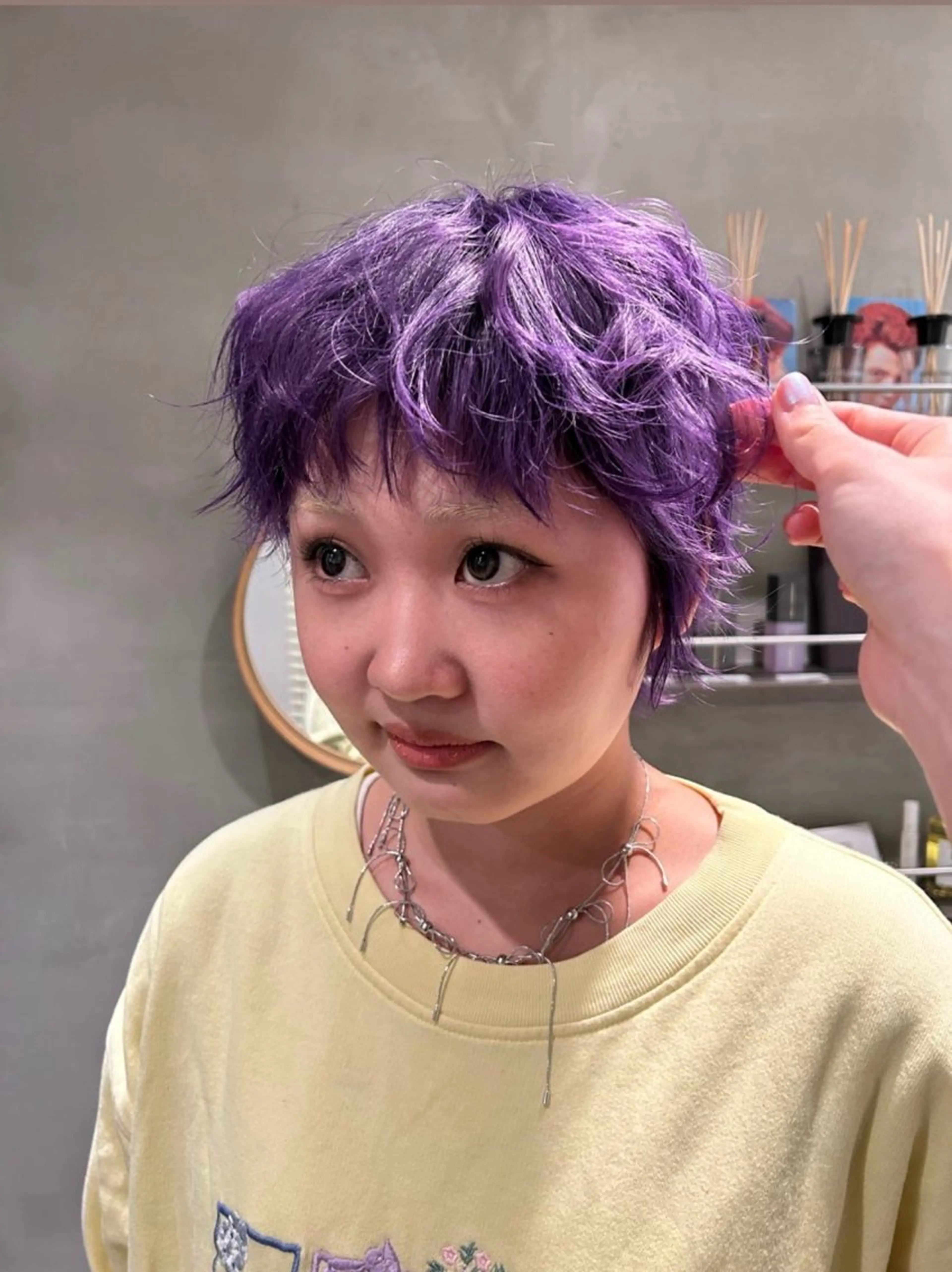 ショート カラー ヘアカラー タナカ カナ🫧のヘアスタイル
