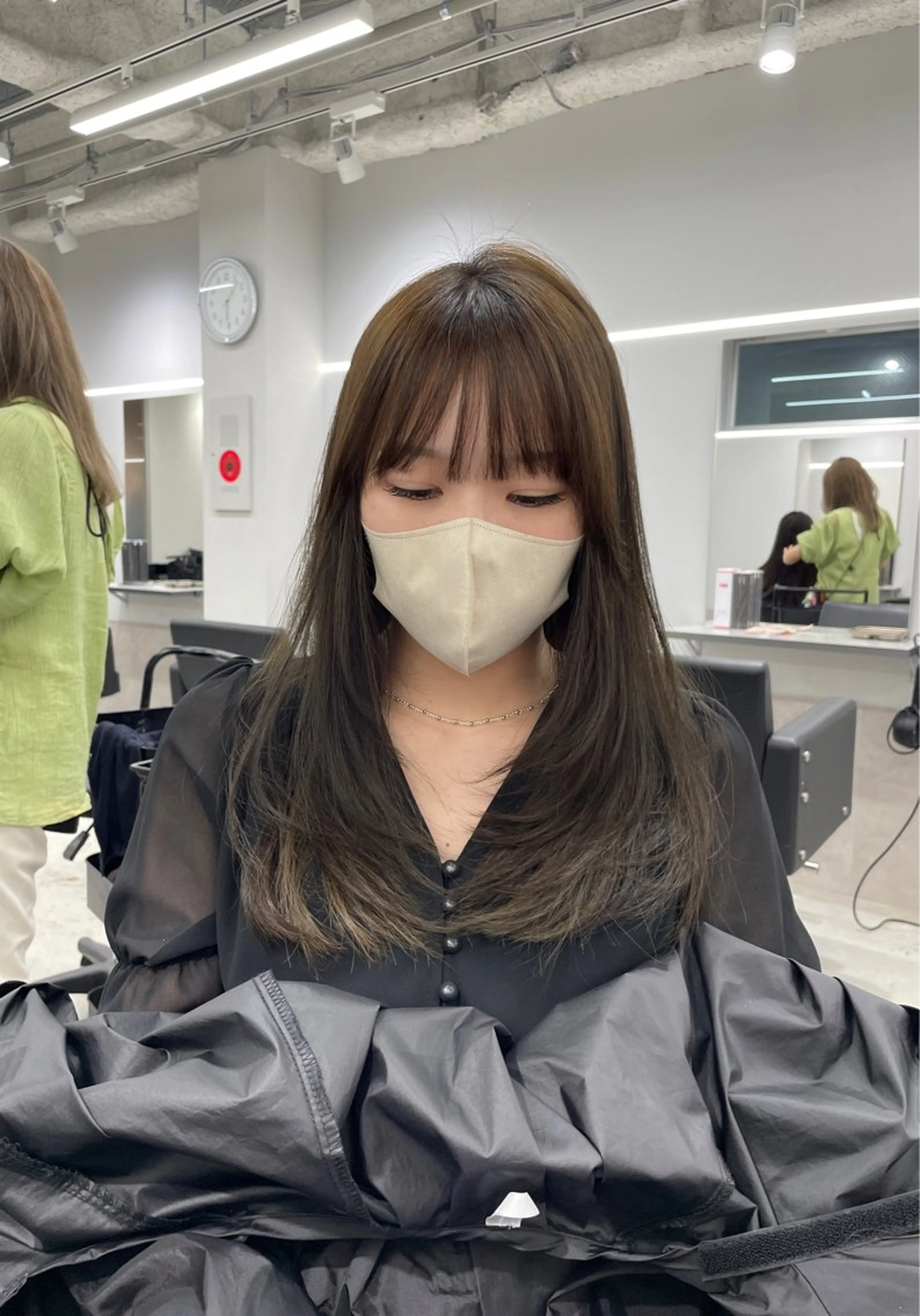 ロング ケアカラー 似合わせカット ブリーチなし透明感 🪄aoi🤎のヘアスタイル