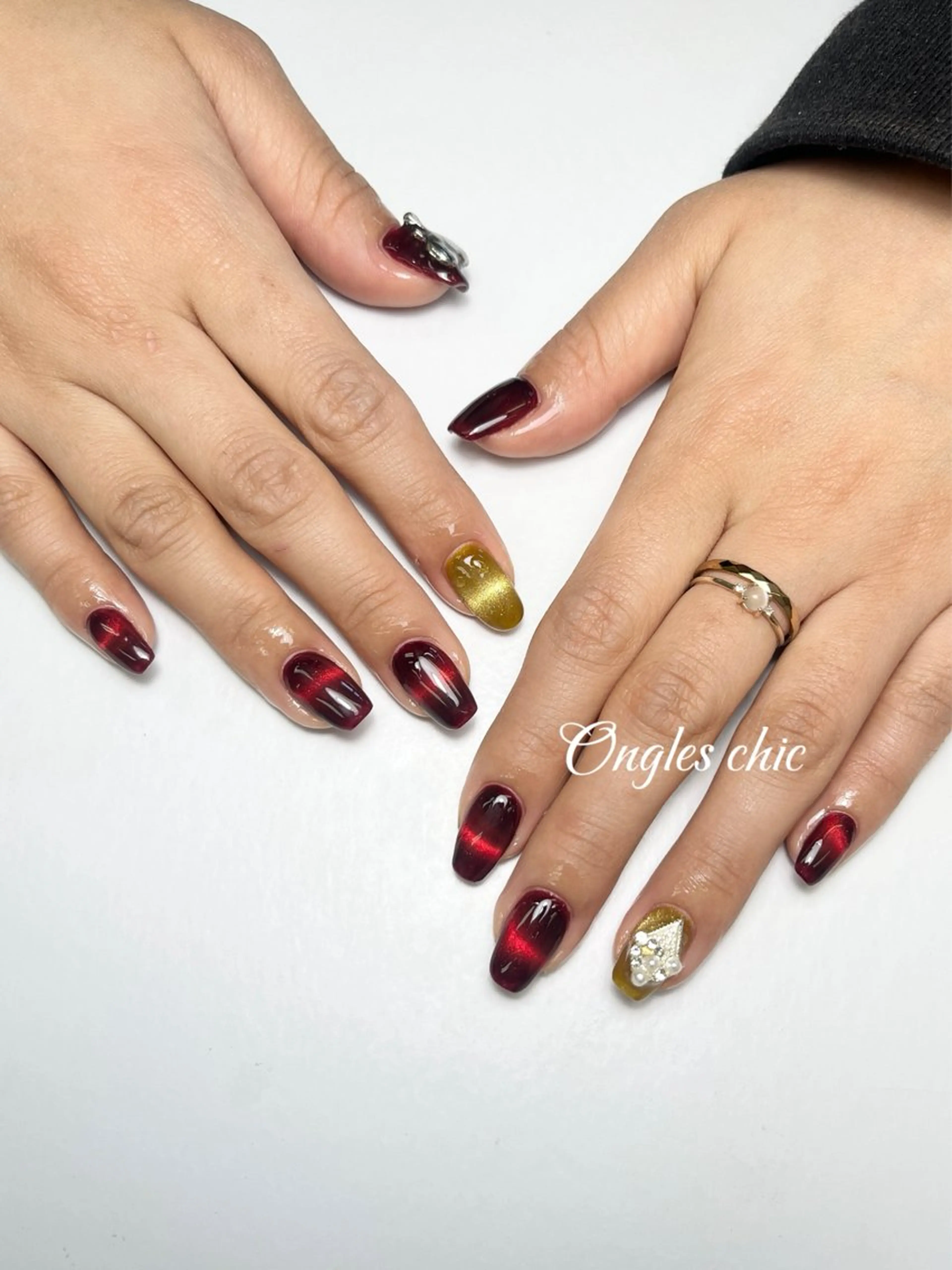 ネイル ハンドネイル ongles chicのネイルデザイン