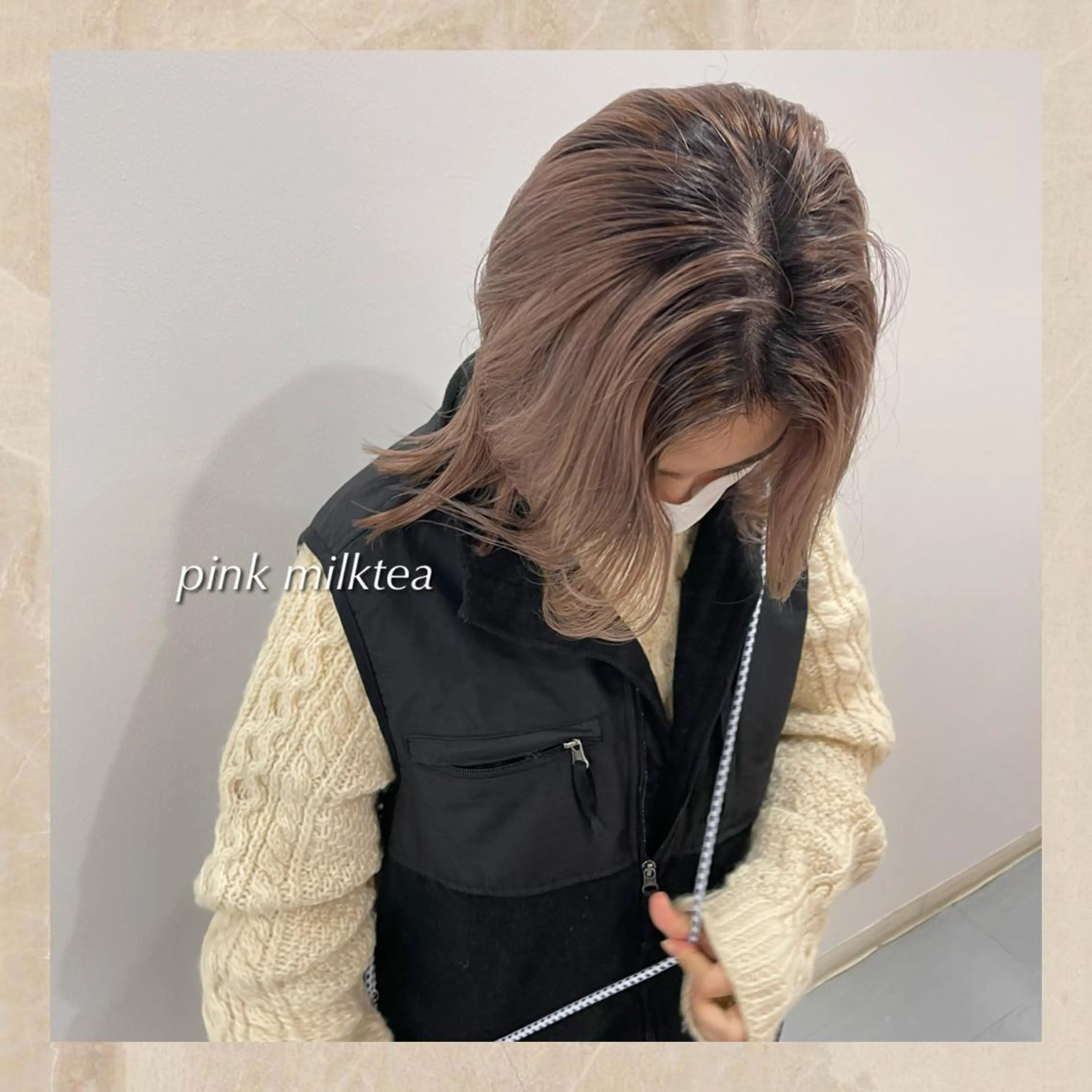 ミディアム ワンホン/エクステ ケラチン/Kaitoのヘアスタイル