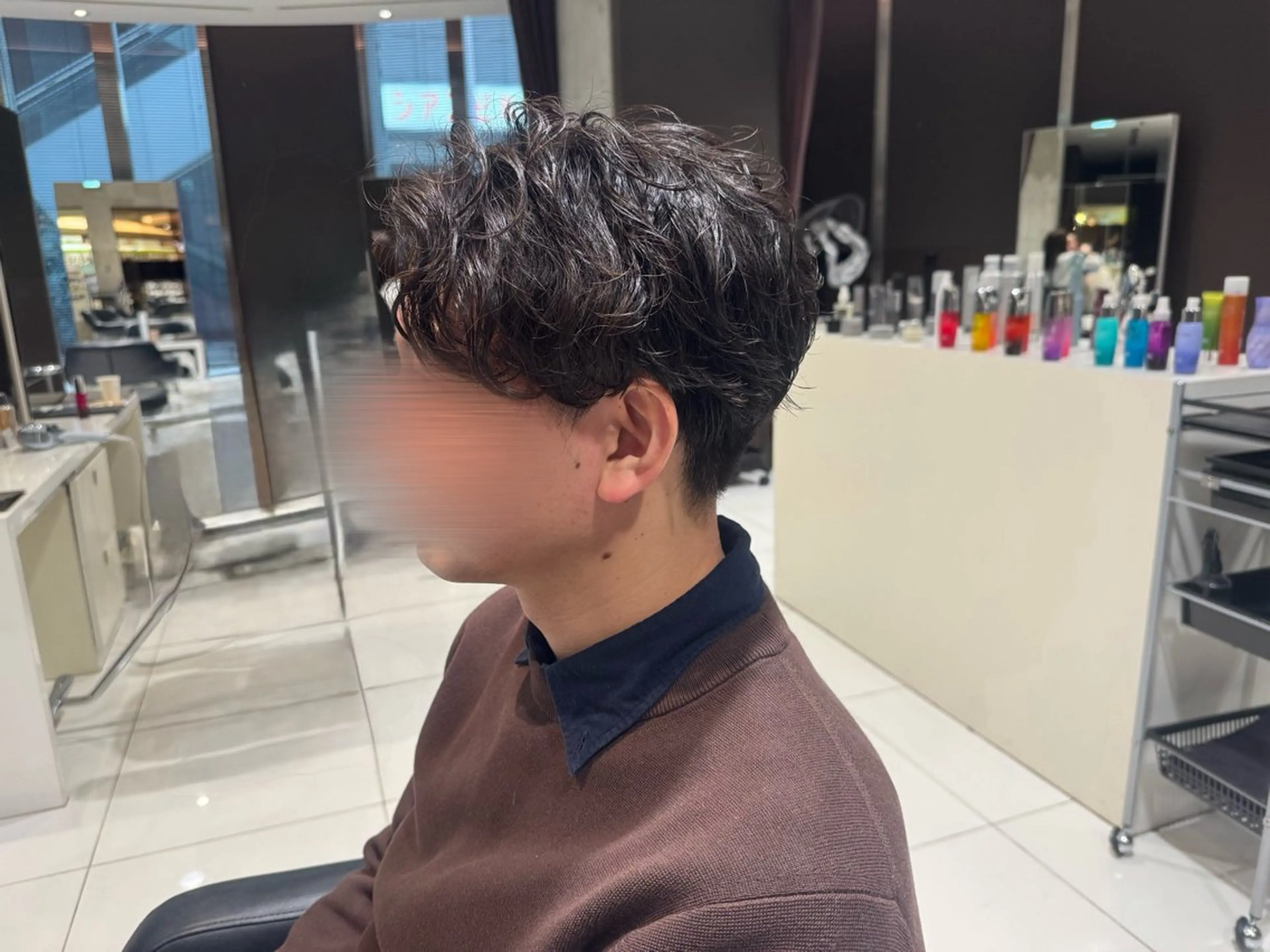 ショート パーマ メンズ カット パーマ AVANCE. annaのヘアスタイル