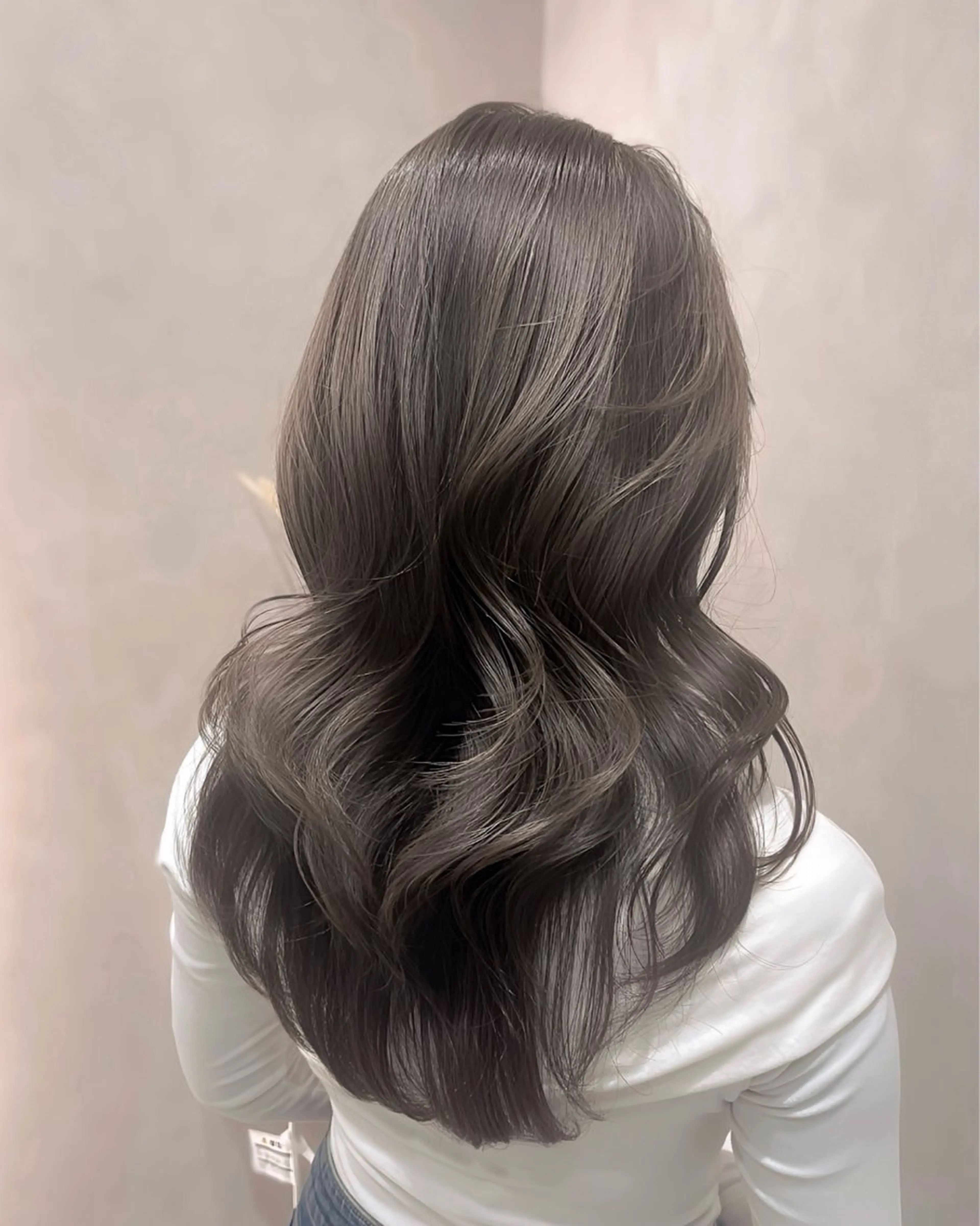 ロング カラー カット ヘアカラー トリートメント Ryoichi⛓️ 韓国ヘア/ハイトーンのヘアスタイル
