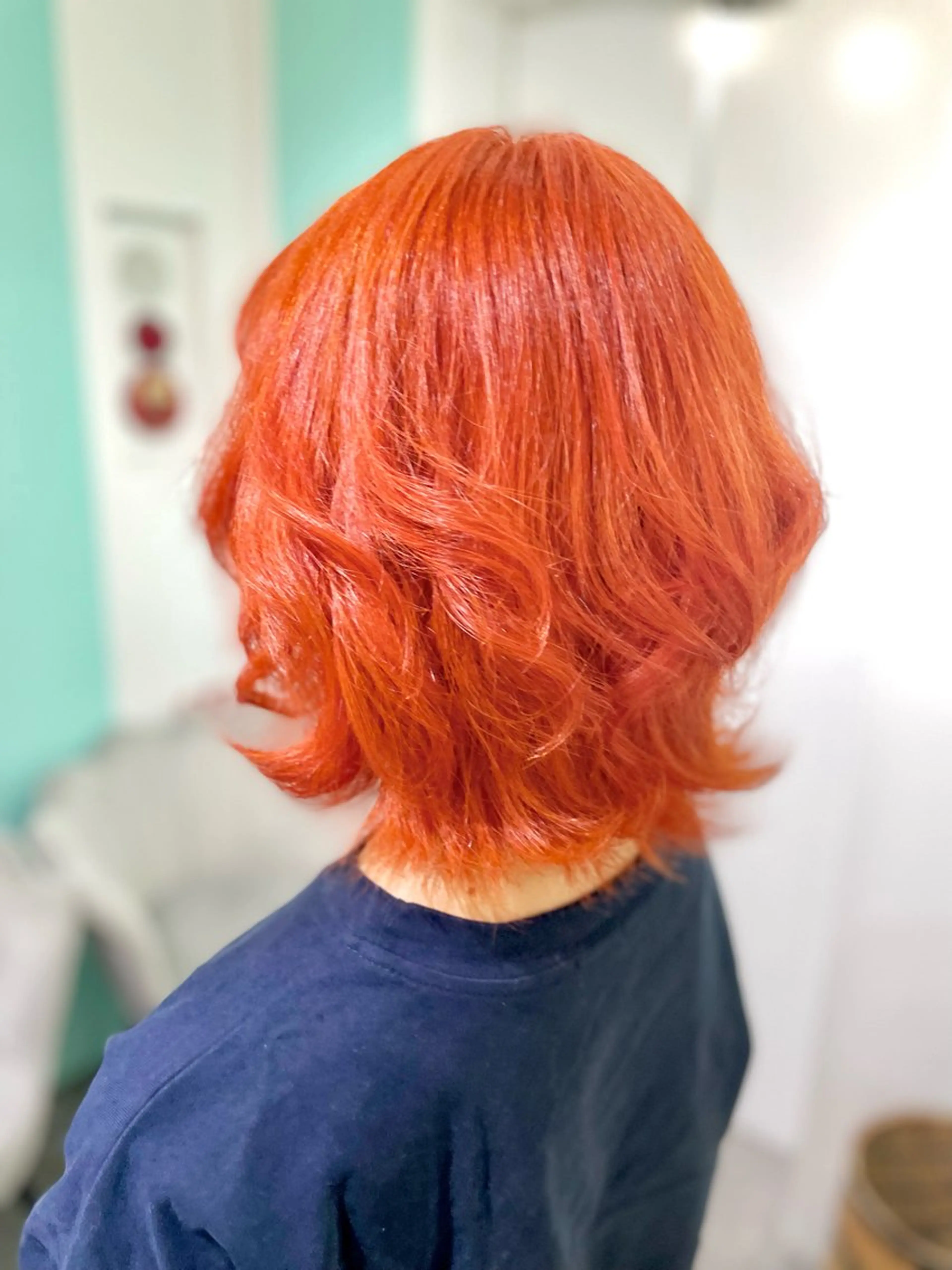 ショート ヘアカラー 原 千景のヘアスタイル