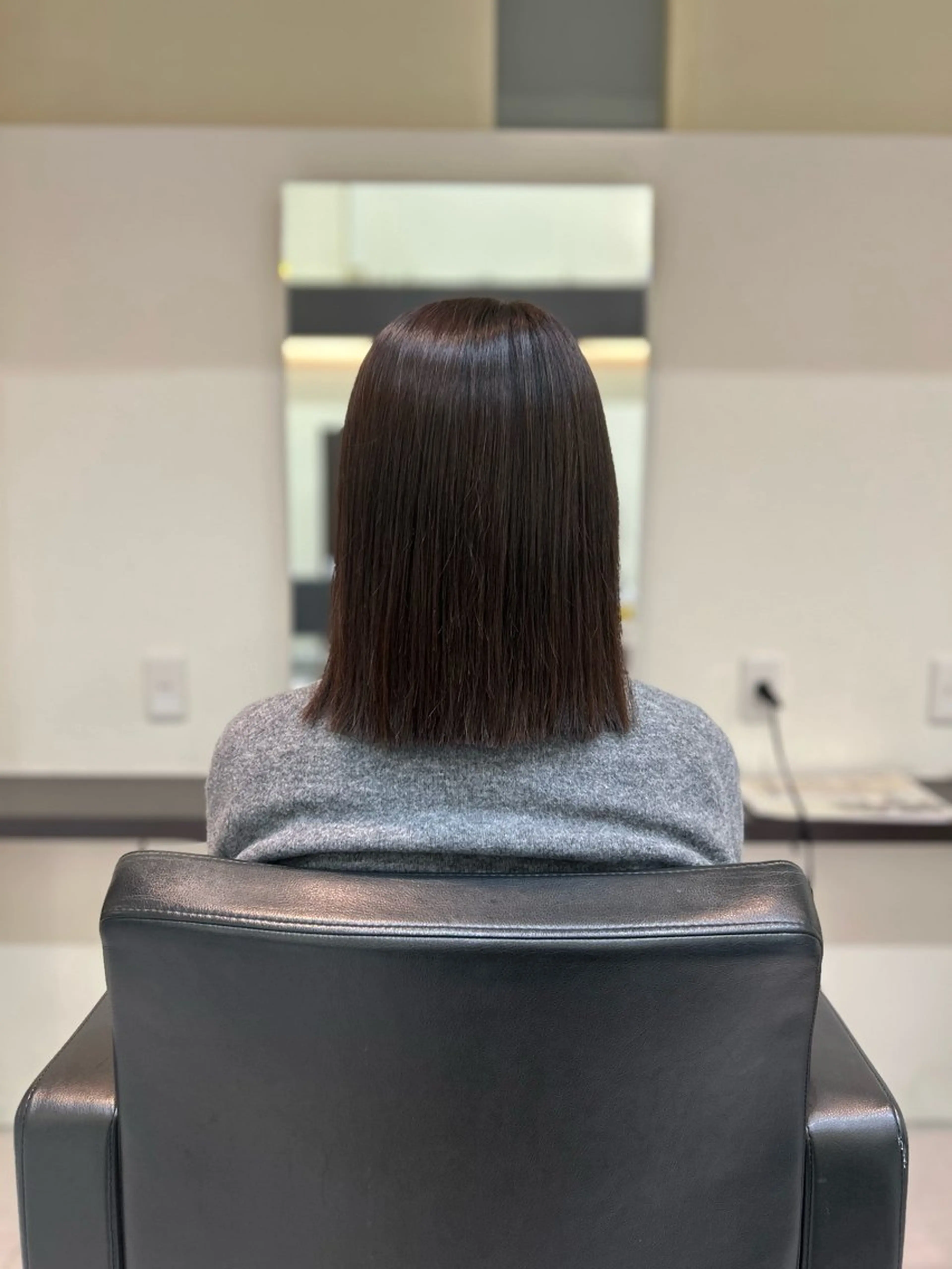 ミディアム パーマ 縮毛矯正 トリートメント 加藤 大波のヘアスタイル