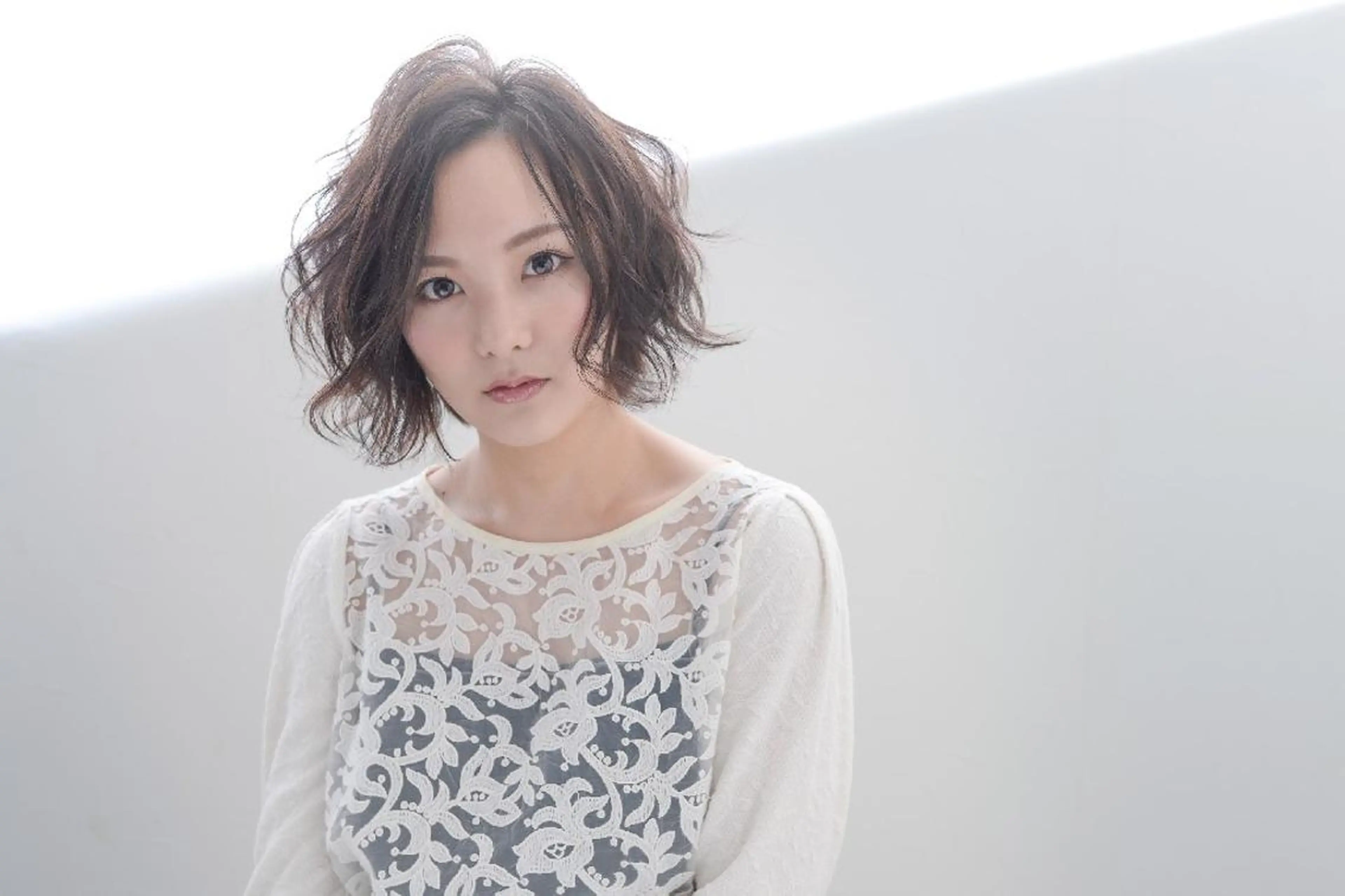 ショート カラー パーマ belta 姫路山吹 カラーモデル募集のヘアスタイル