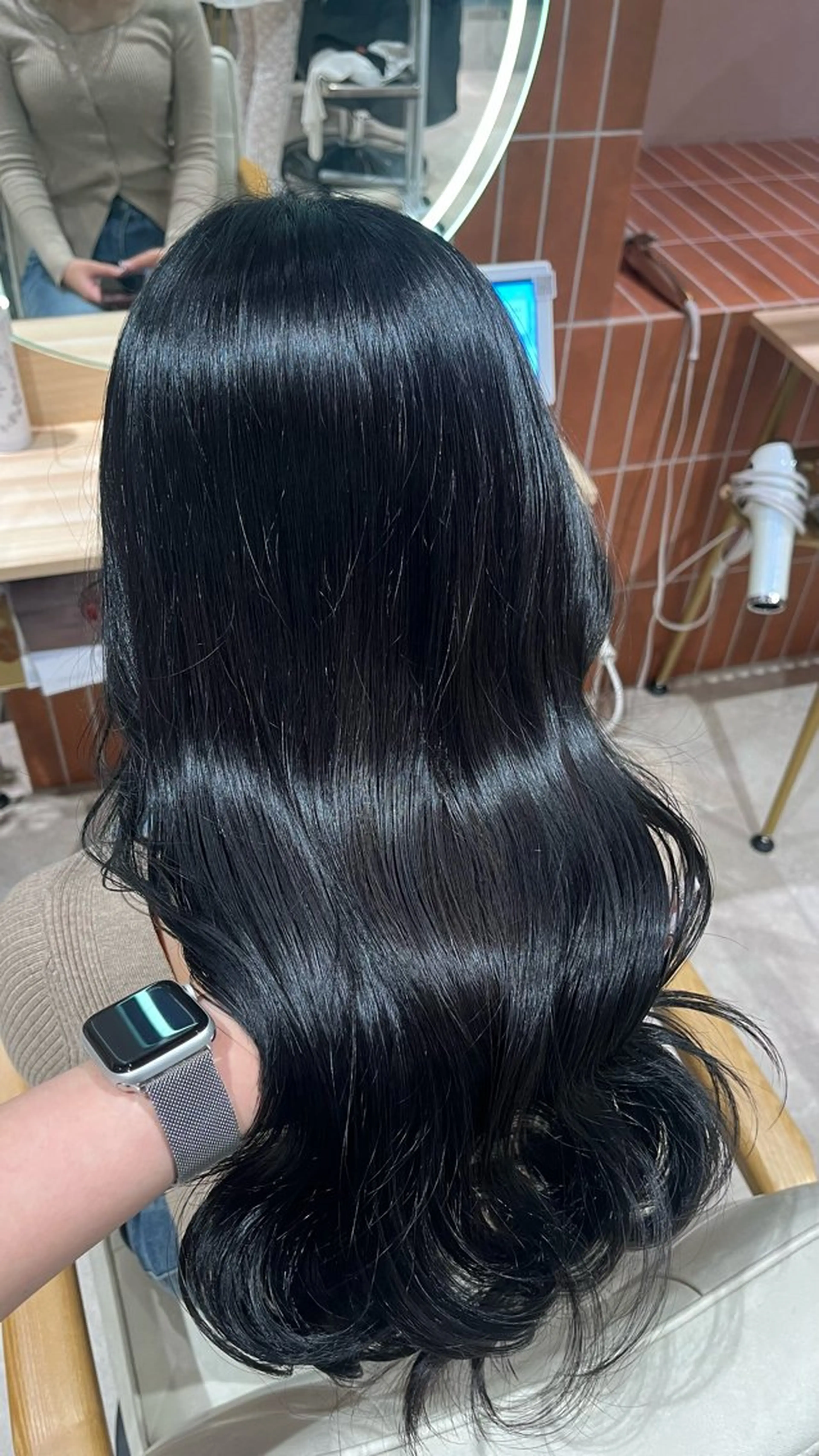 ロング カラー ヘアカラー トリートメント 🎀暖色カラー/ ハナ🎀のヘアスタイル