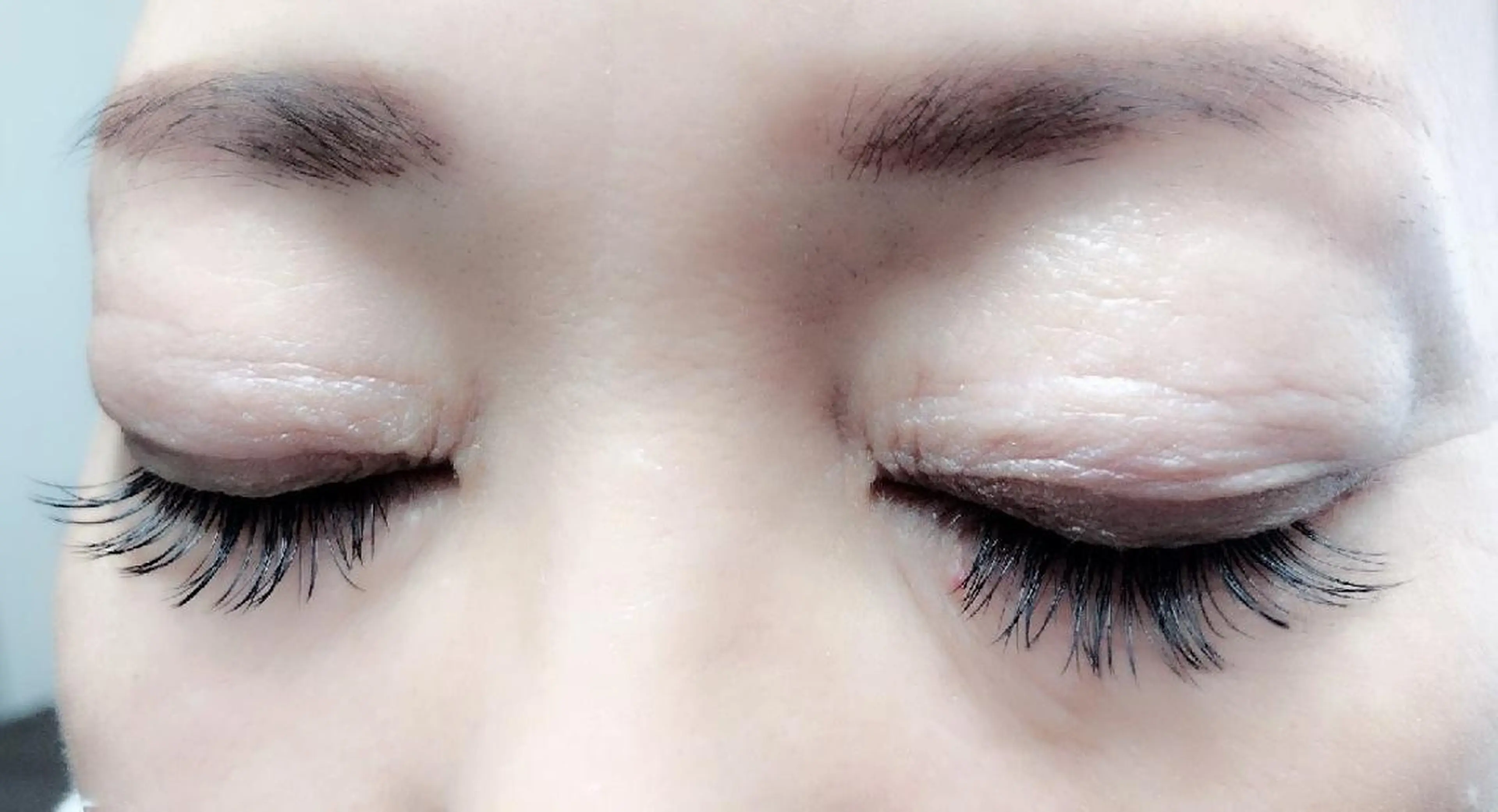 マツエク・マツパ 付け放題 フラットラッシュ ナチュラル 下まつげエクステ 一重×まつ毛パーマ 吉岡 ゆうなのマツエク・マツパデザイン