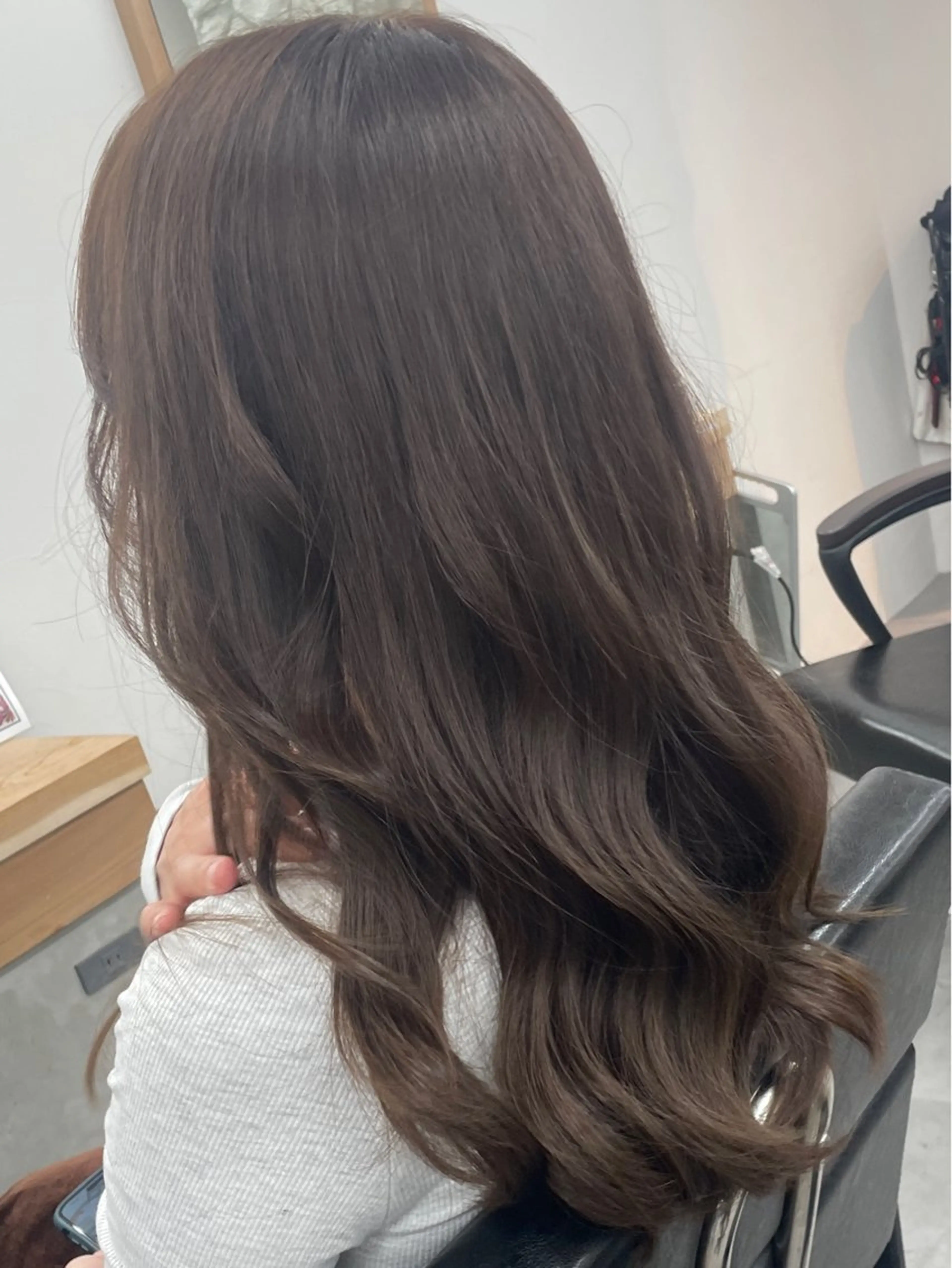 セミロング カット ヘアカラー Caracore なんば店のヘアスタイル