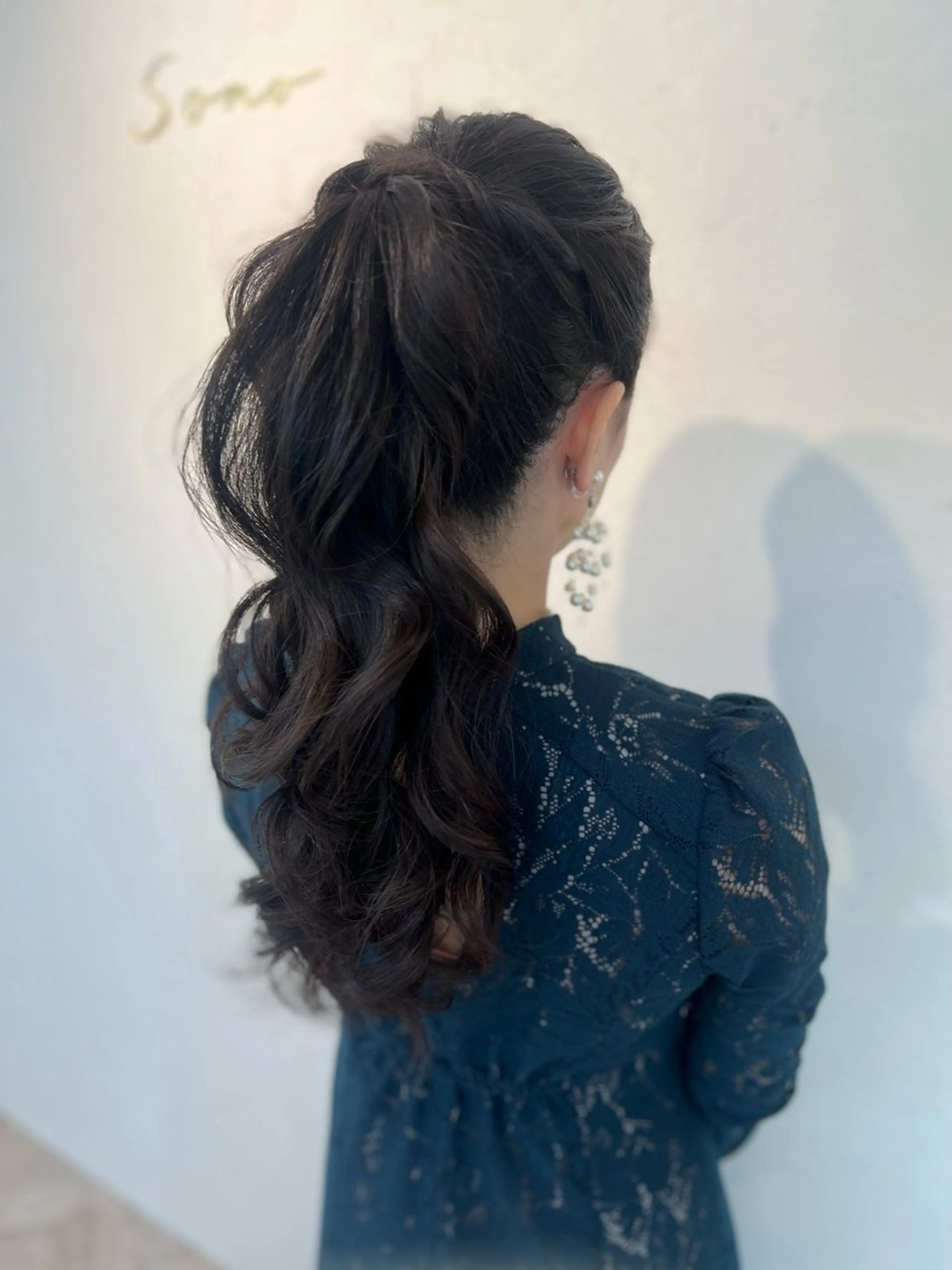 ヘアアレンジ ポニーテール ヘアセット 大人可愛いヘアメイク 💋🧚‍♀️しずかのヘアスタイル