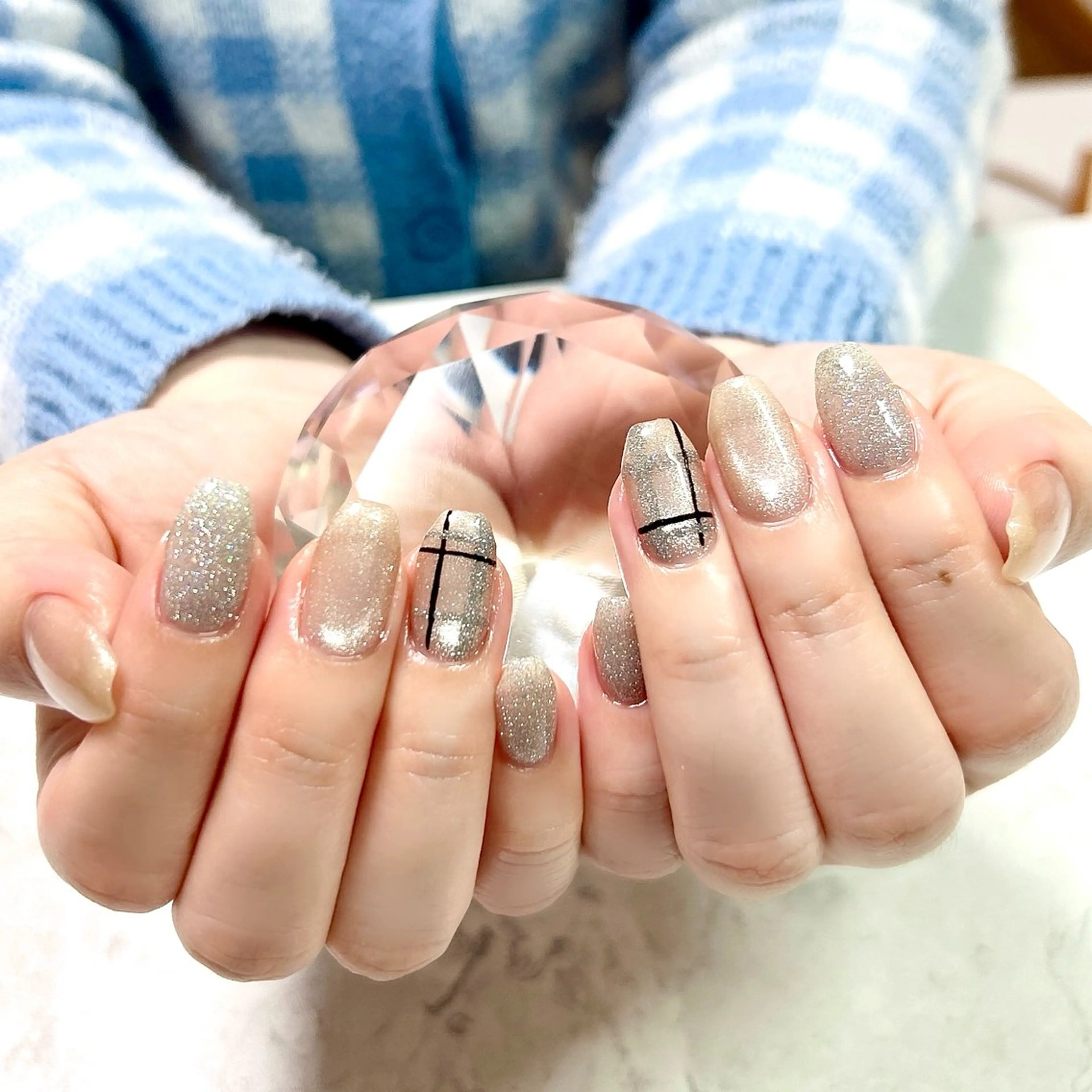 ネイル シンプルネイル private salon Reiのネイルデザイン