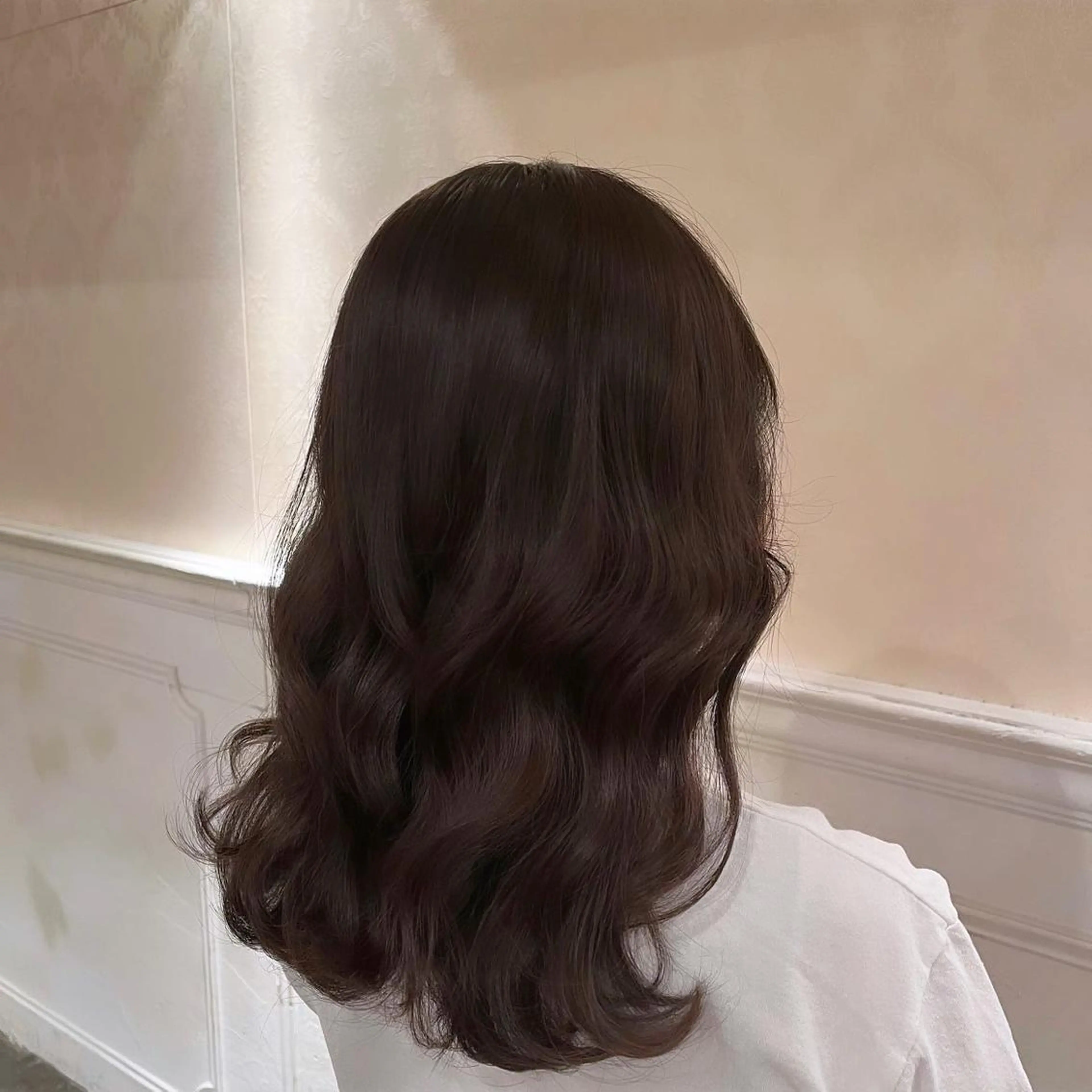 セミロング 髪質改善/shuki 韓国/代表取締役のヘアスタイル