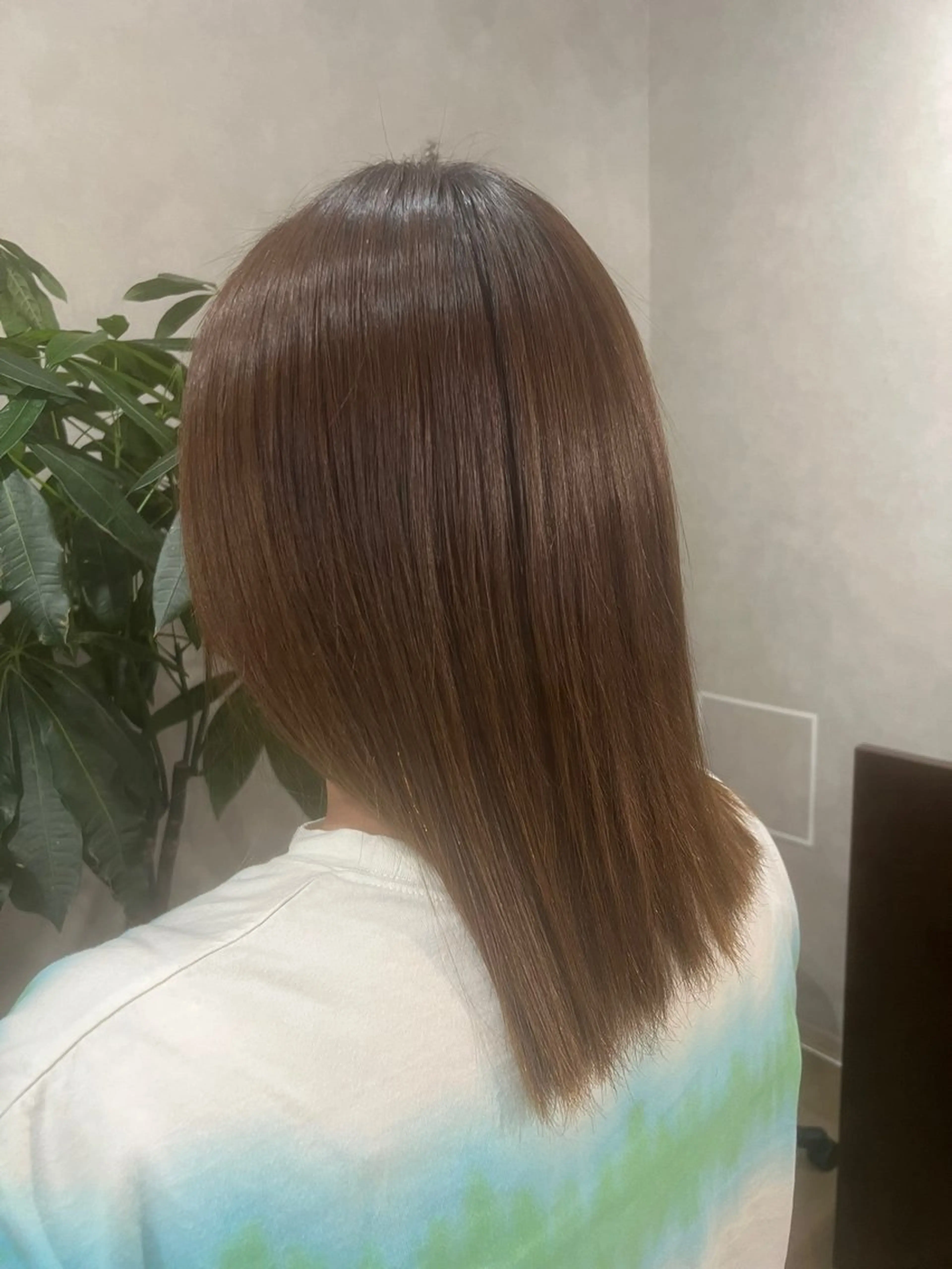 セミロング 山田 誠也のヘアスタイル