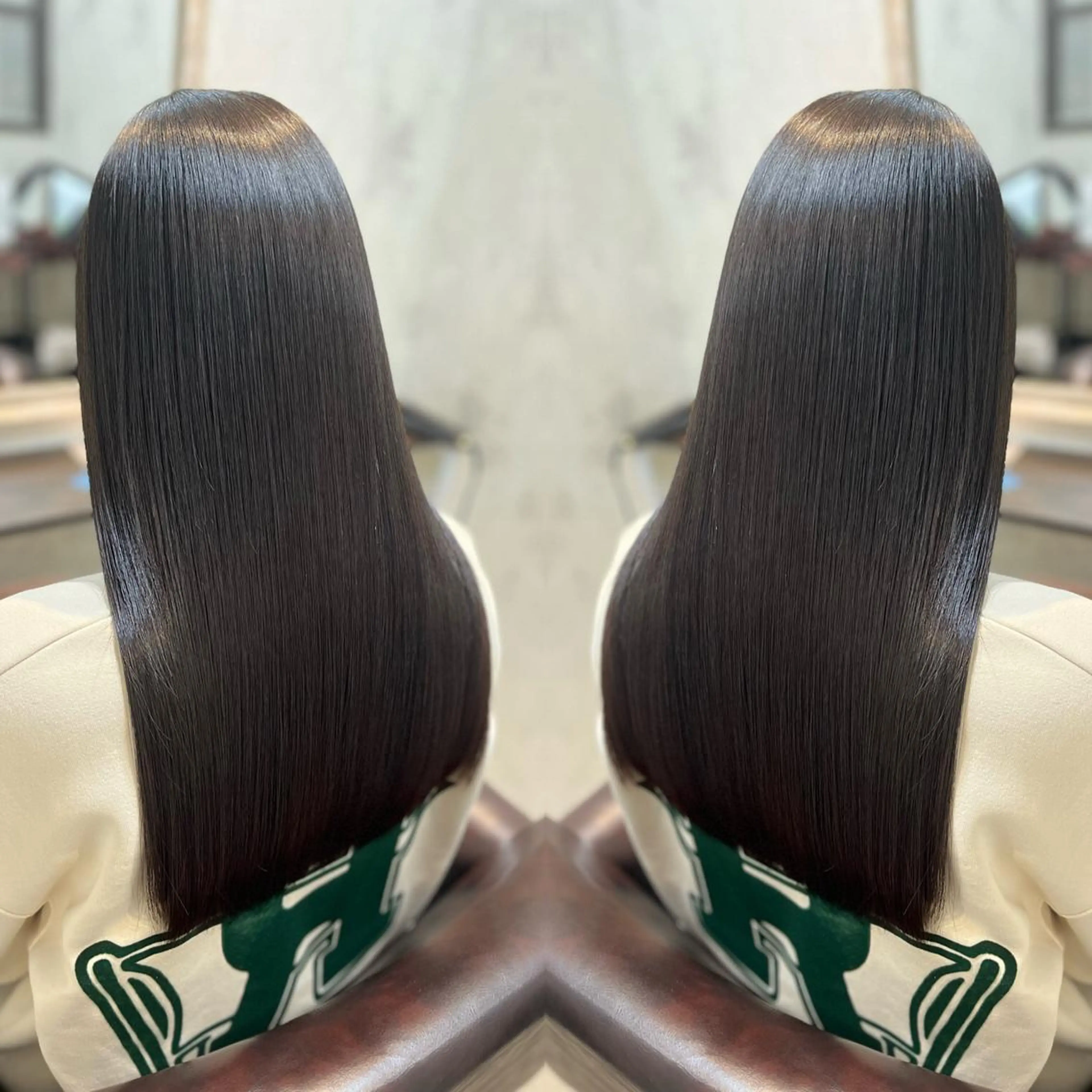 ⚜️【乾かしただけで理想のうる艶髪　美髪矯正】⚜️※癖、うねりが気になる方はこちらのメニューがオススメ🔥の写真