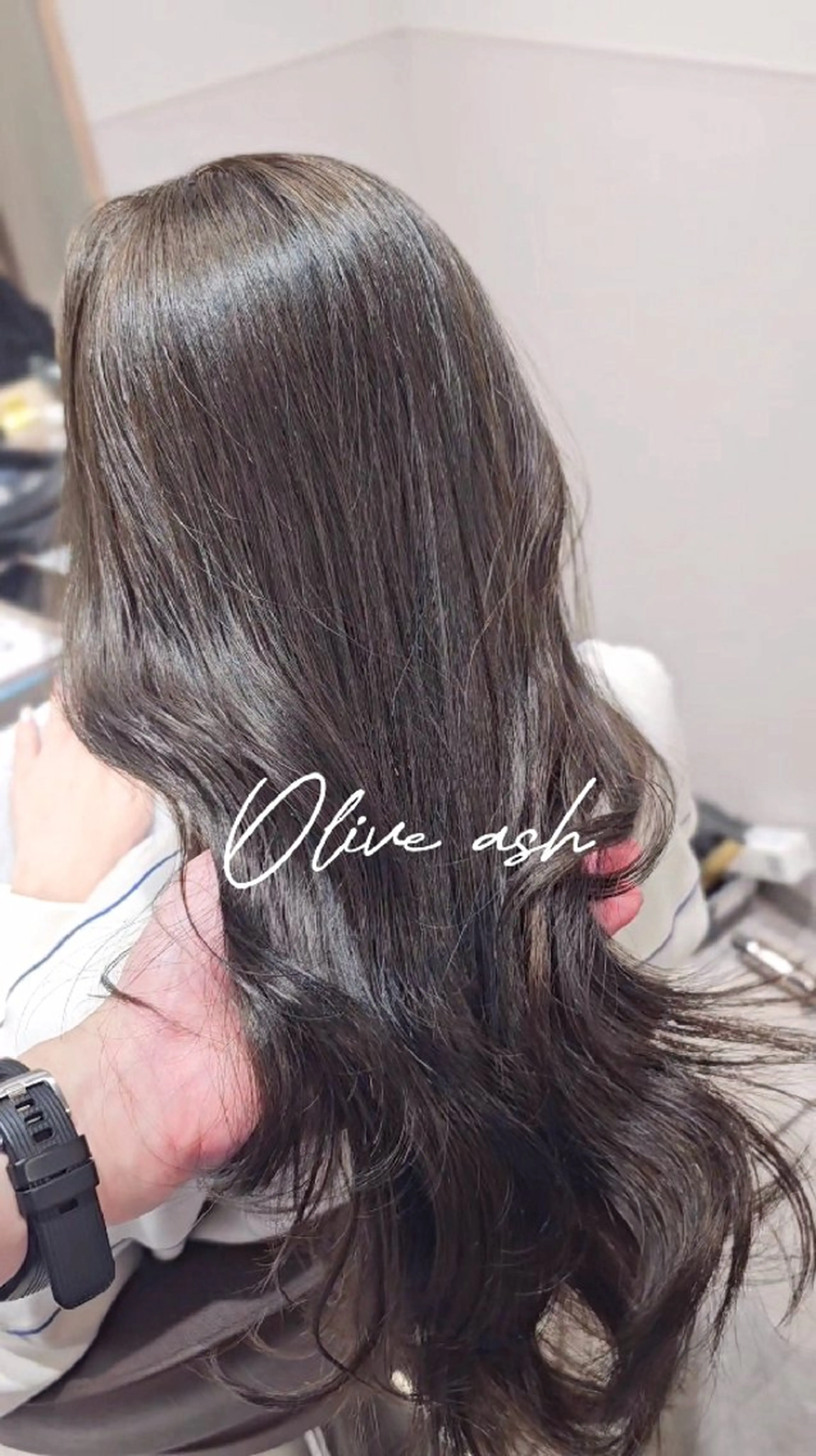 ロング カラー アッシュ オレンジ カット ヘアカラー トリートメント 髪質改善美容師が作る 透明感カラー杉山太貴のヘアスタイル