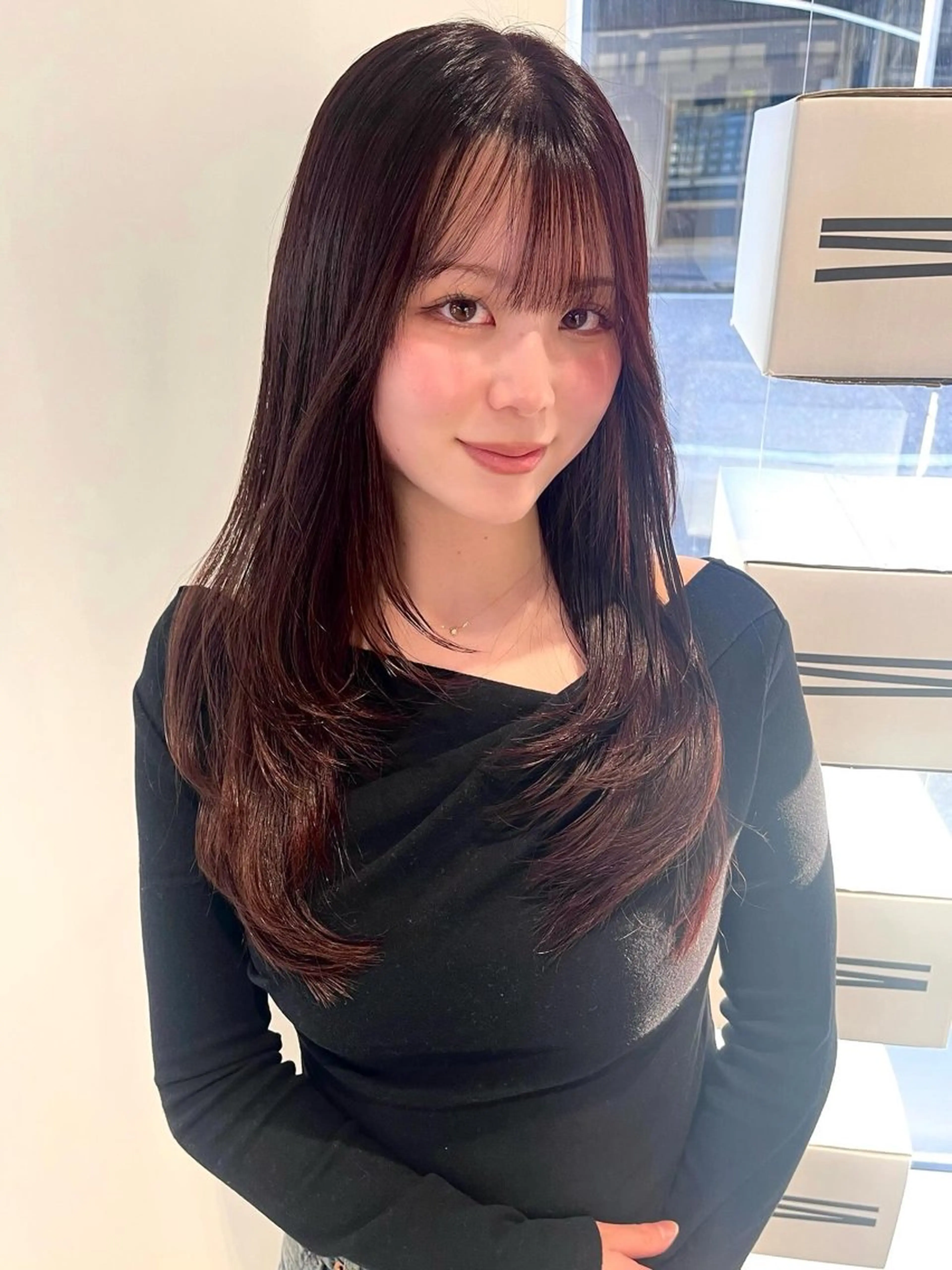 ロング カラー カット ヘアカラー nanase / レイヤーカットのヘアスタイル