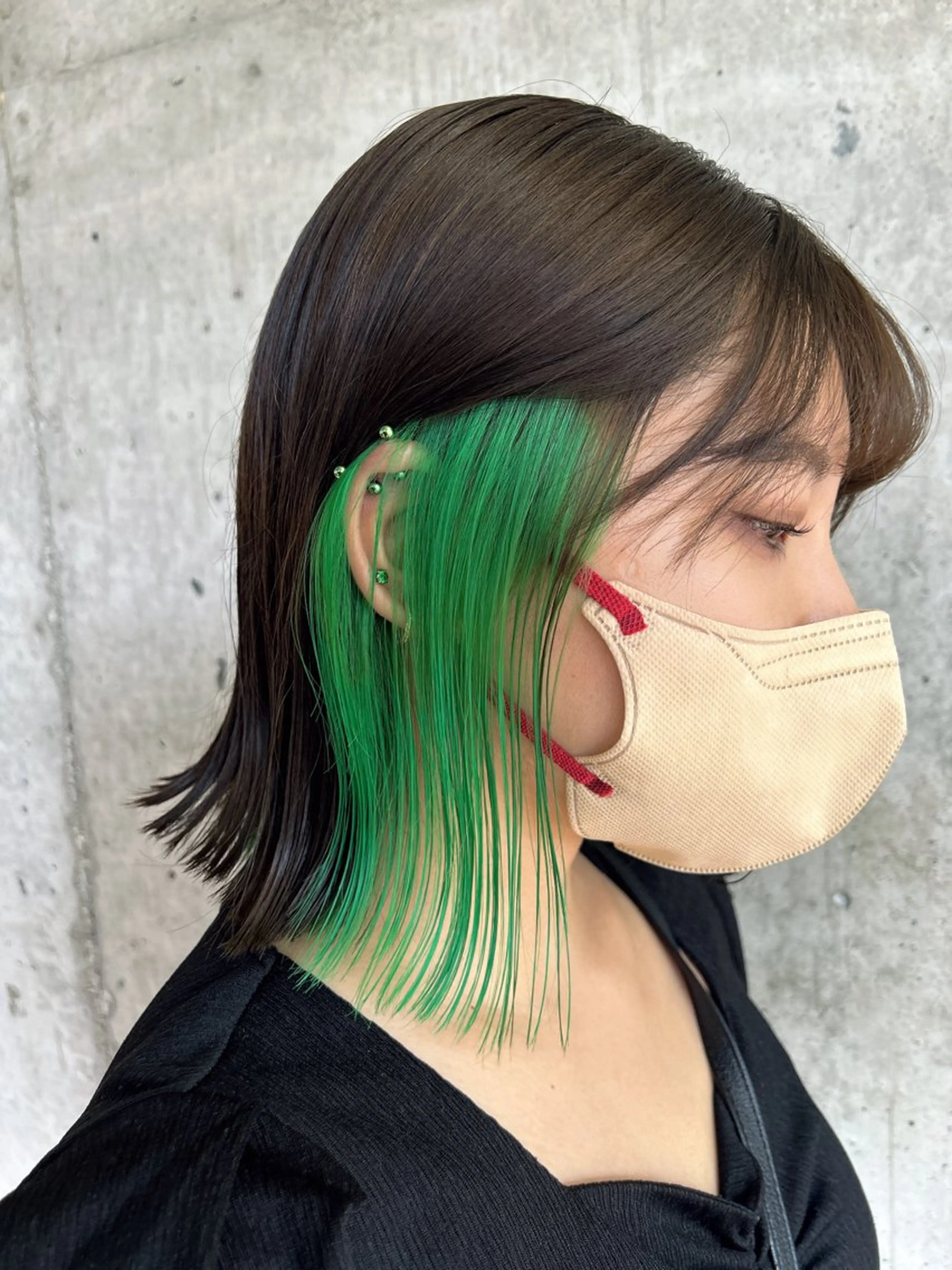 ミディアム カラー ヘアカラー トリートメント 🎨デザイン🥇 美髪・艶髪 日暮千敬のヘアスタイル