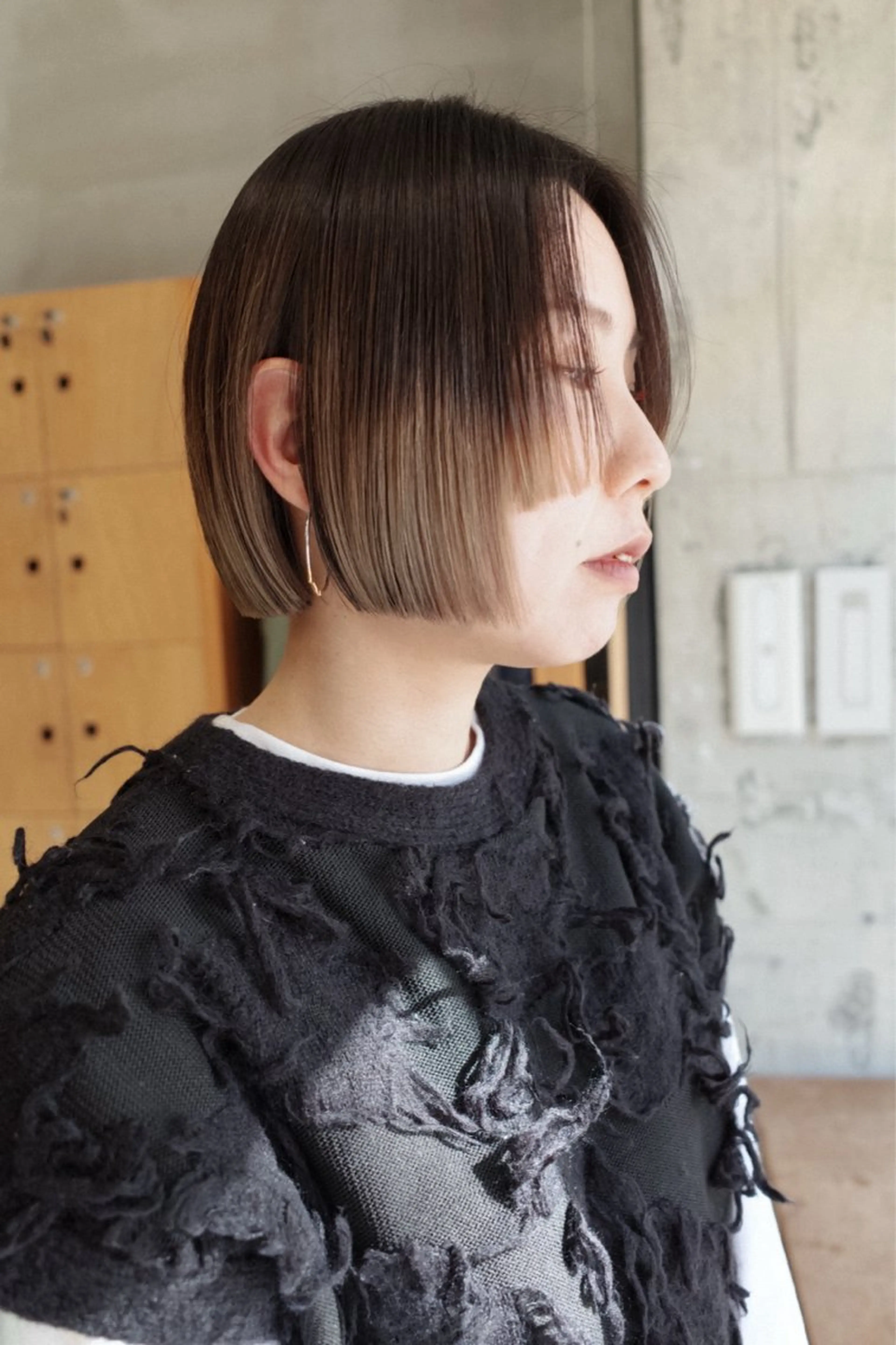 ミディアム カラー 柔らかいオリーブ🍃 カラーNatsumiのヘアスタイル