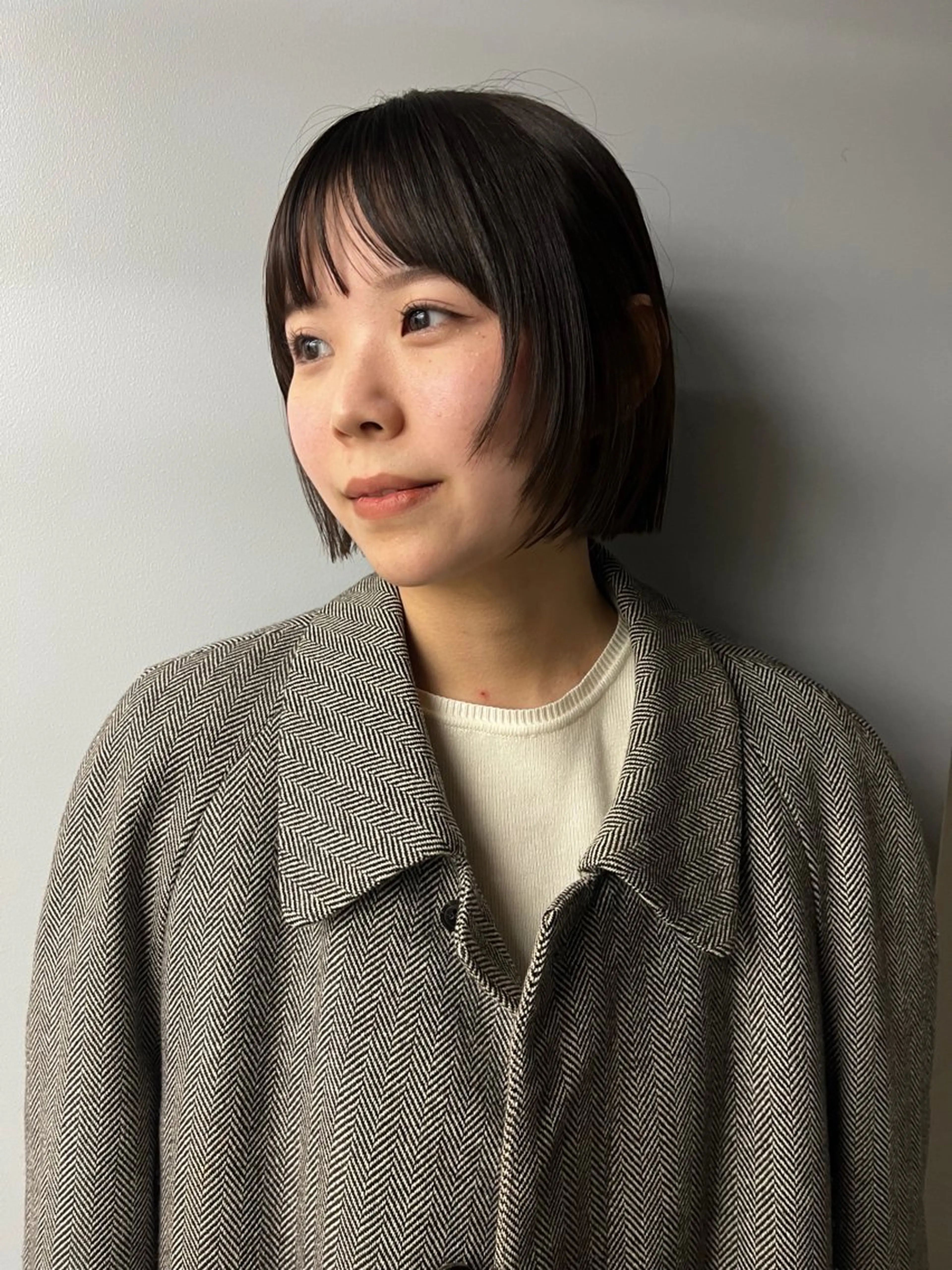 ショート カット レイヤー/ケアパーマ /ニュアンス/モードのヘアスタイル