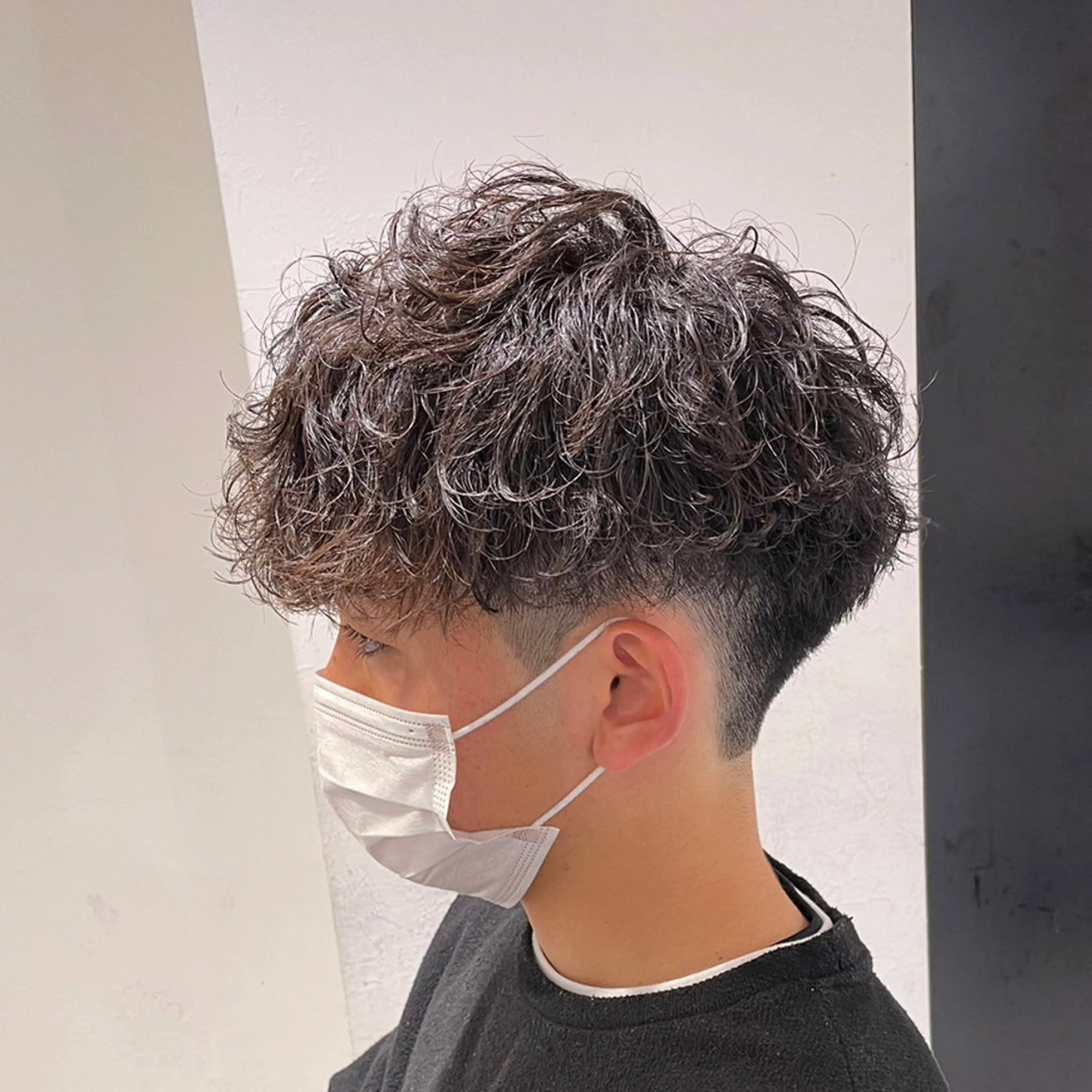 パーマ メンズ men's特化 値段以上の仕上がりにのヘアスタイル