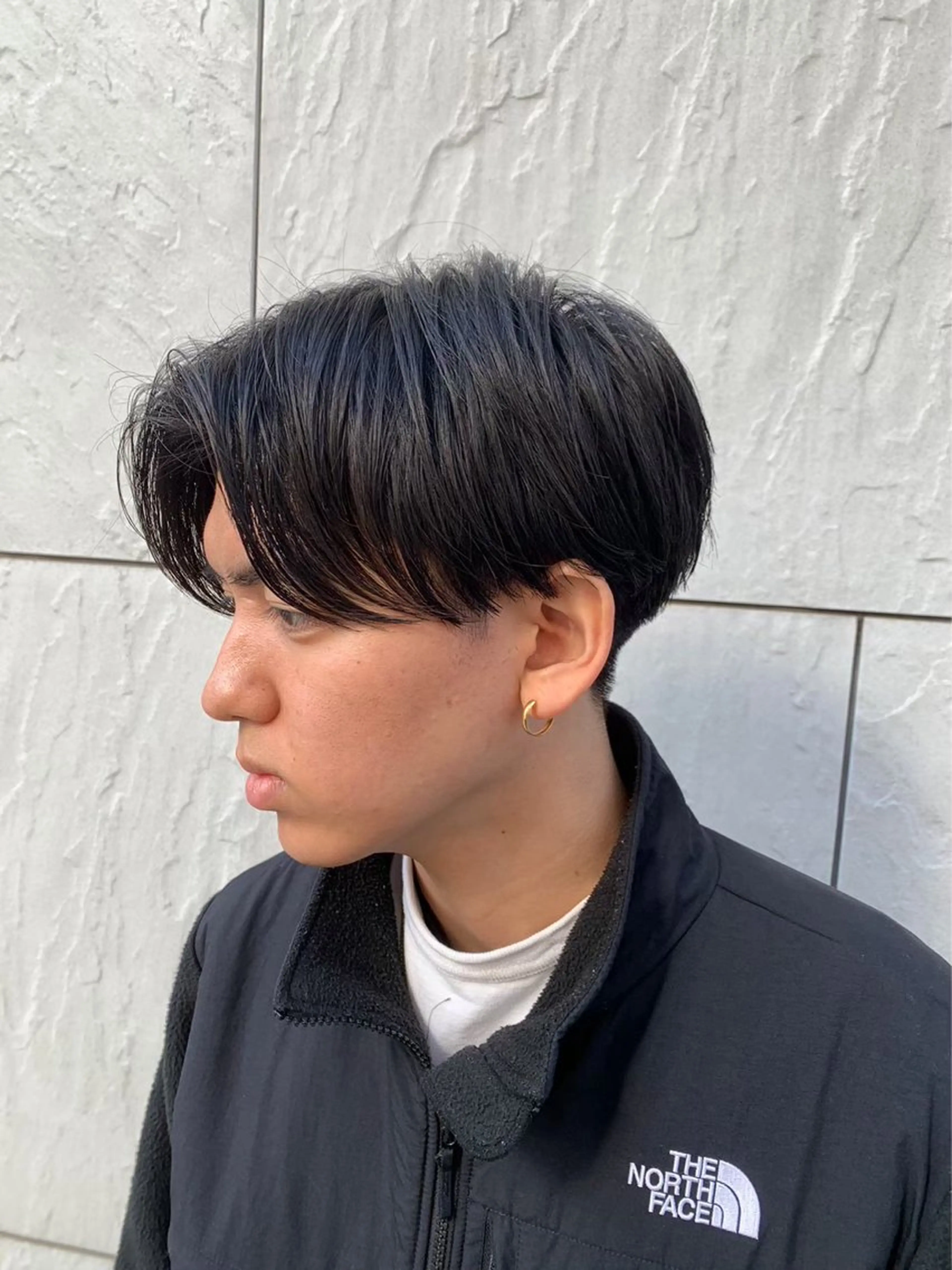 メンズ センターパート カット 【毎朝セット3分】 メンズパーマ　真人のヘアスタイル