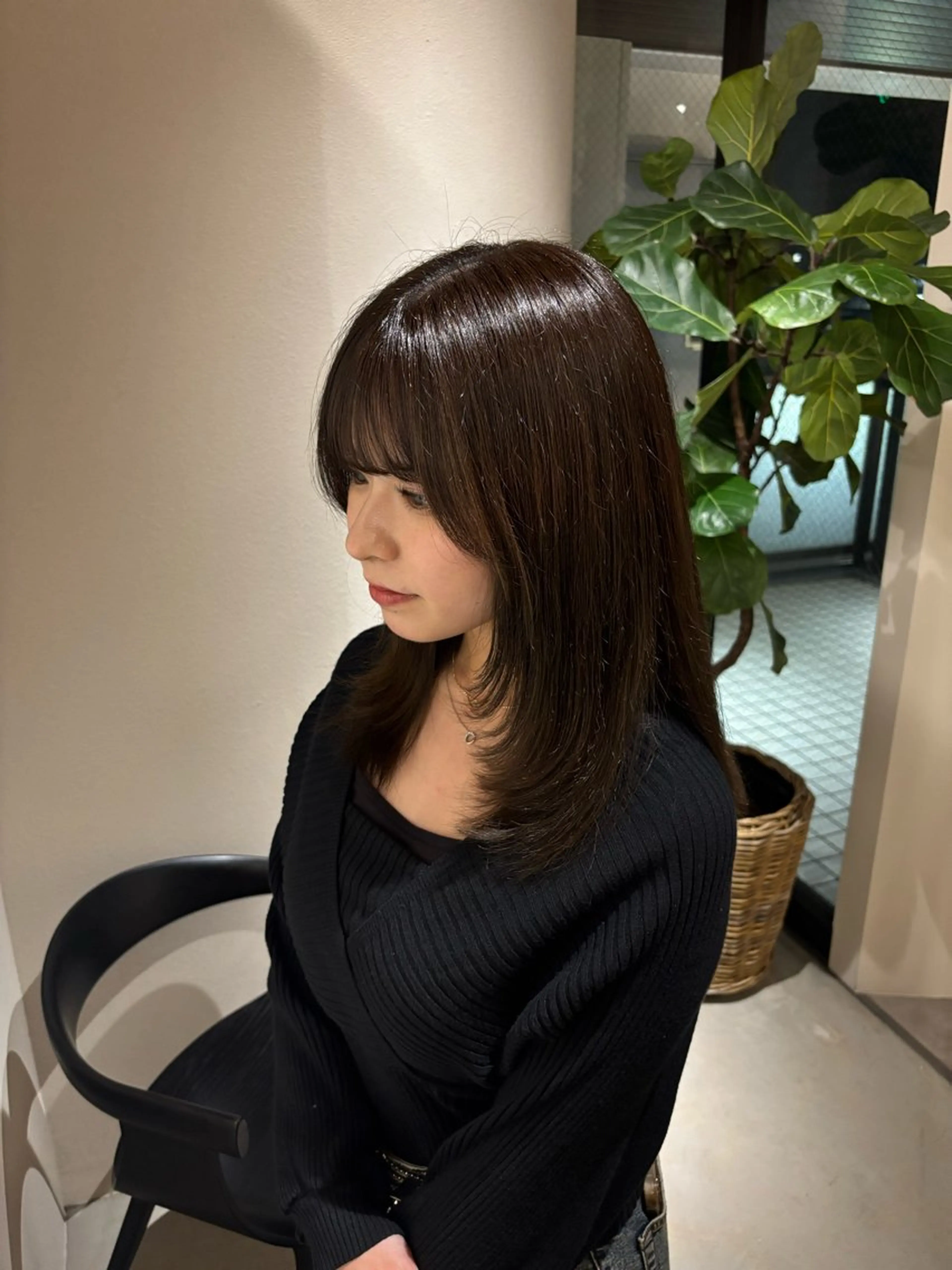 ミディアム 木下 祐希のヘアスタイル