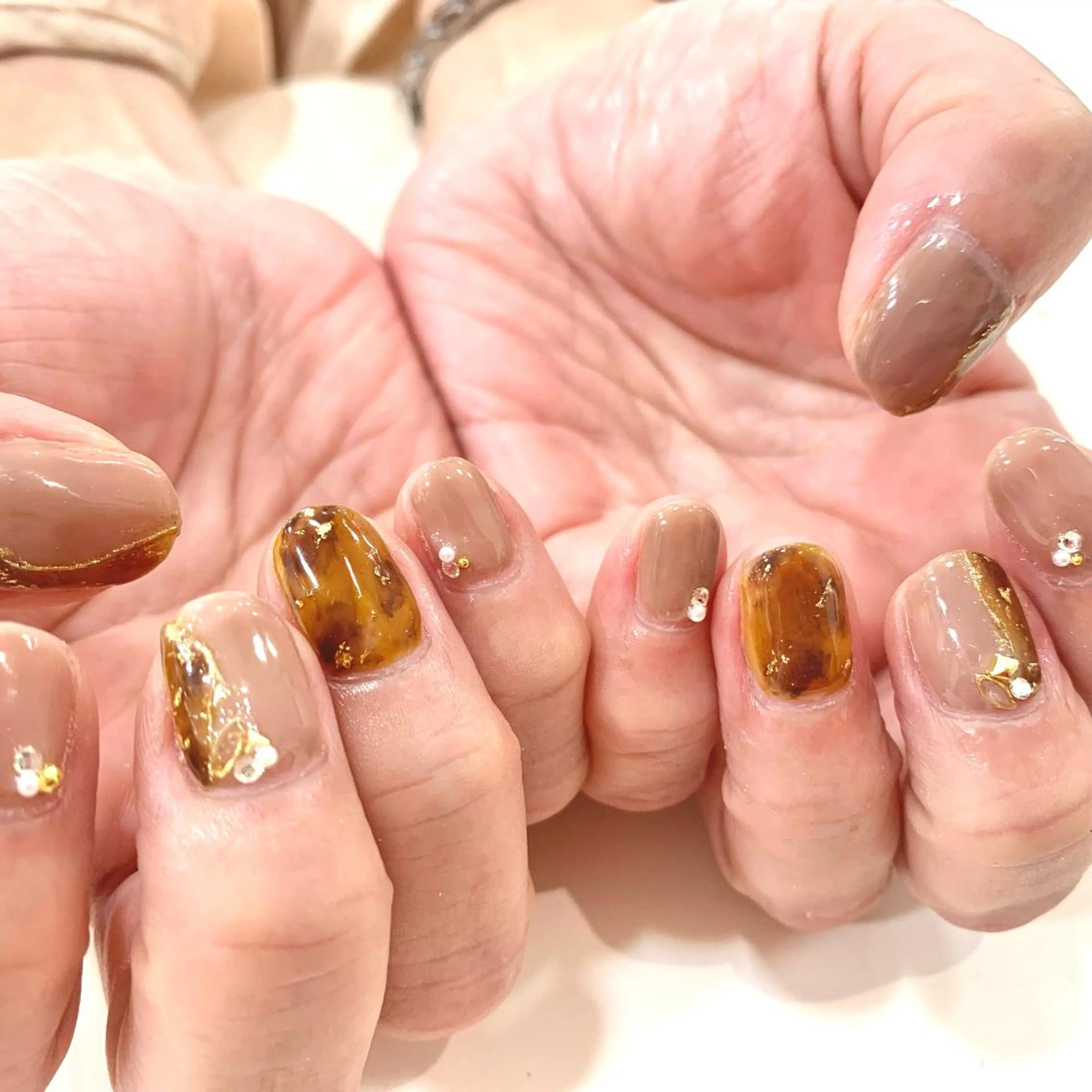 ネイル 岸本 みなみのネイルデザイン