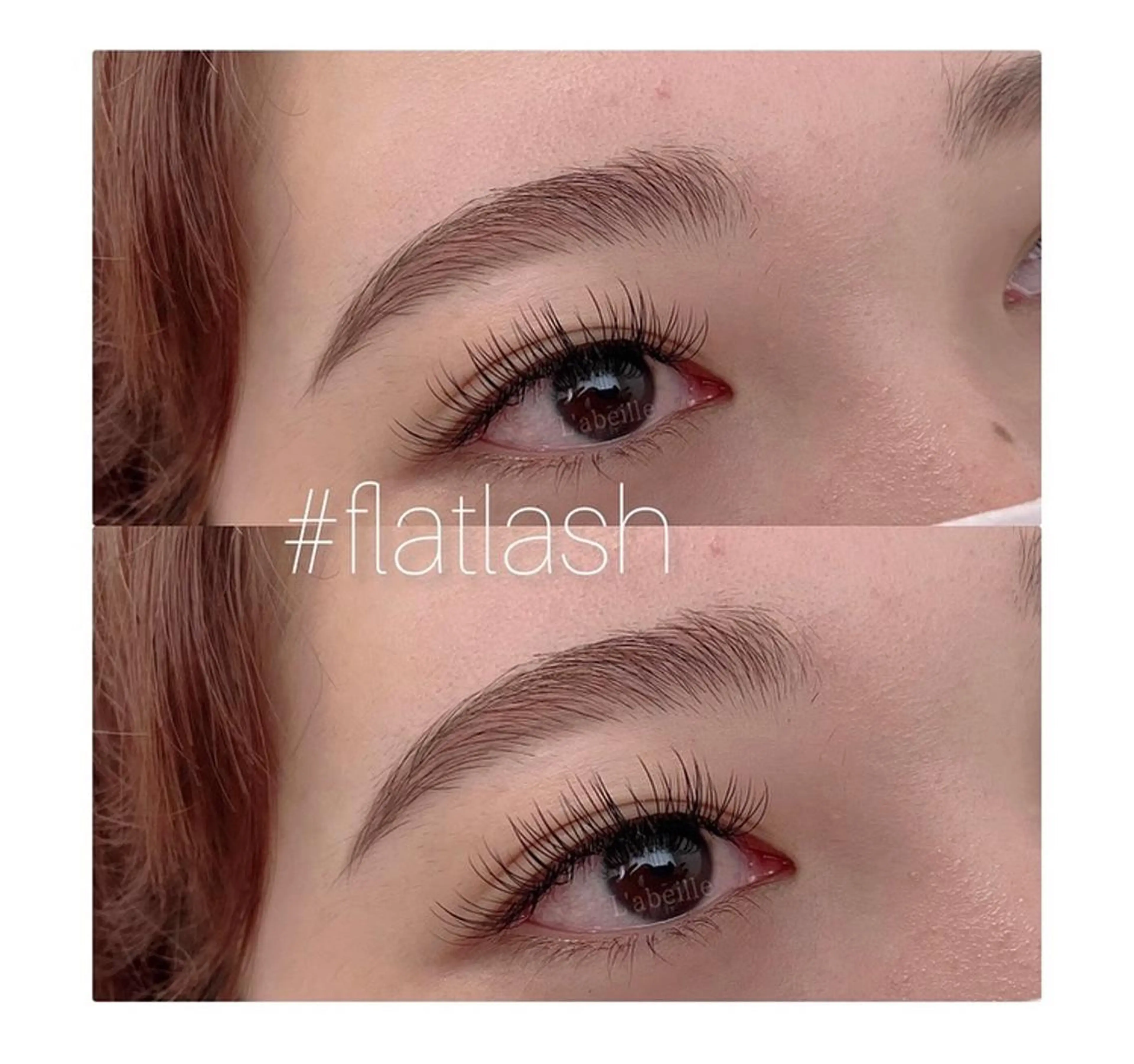 マツエク・マツパ フラットラッシュ マツエク L'abeille YUKIのマツエク・マツパデザイン