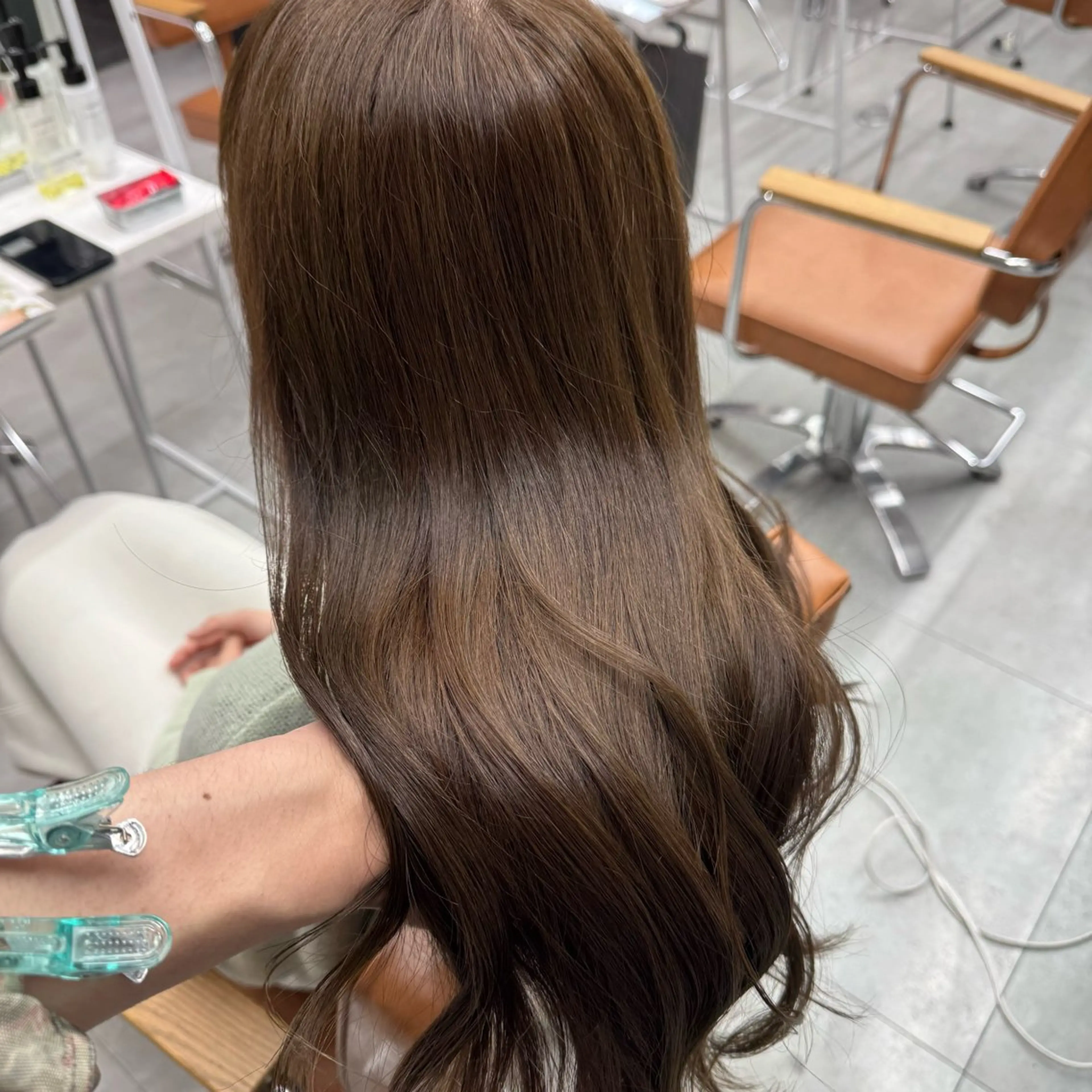 ロング カラー ヘアアレンジ ヘアカラー ブリーチなしカラー /新百合ヶ丘/安形翔のヘアスタイル