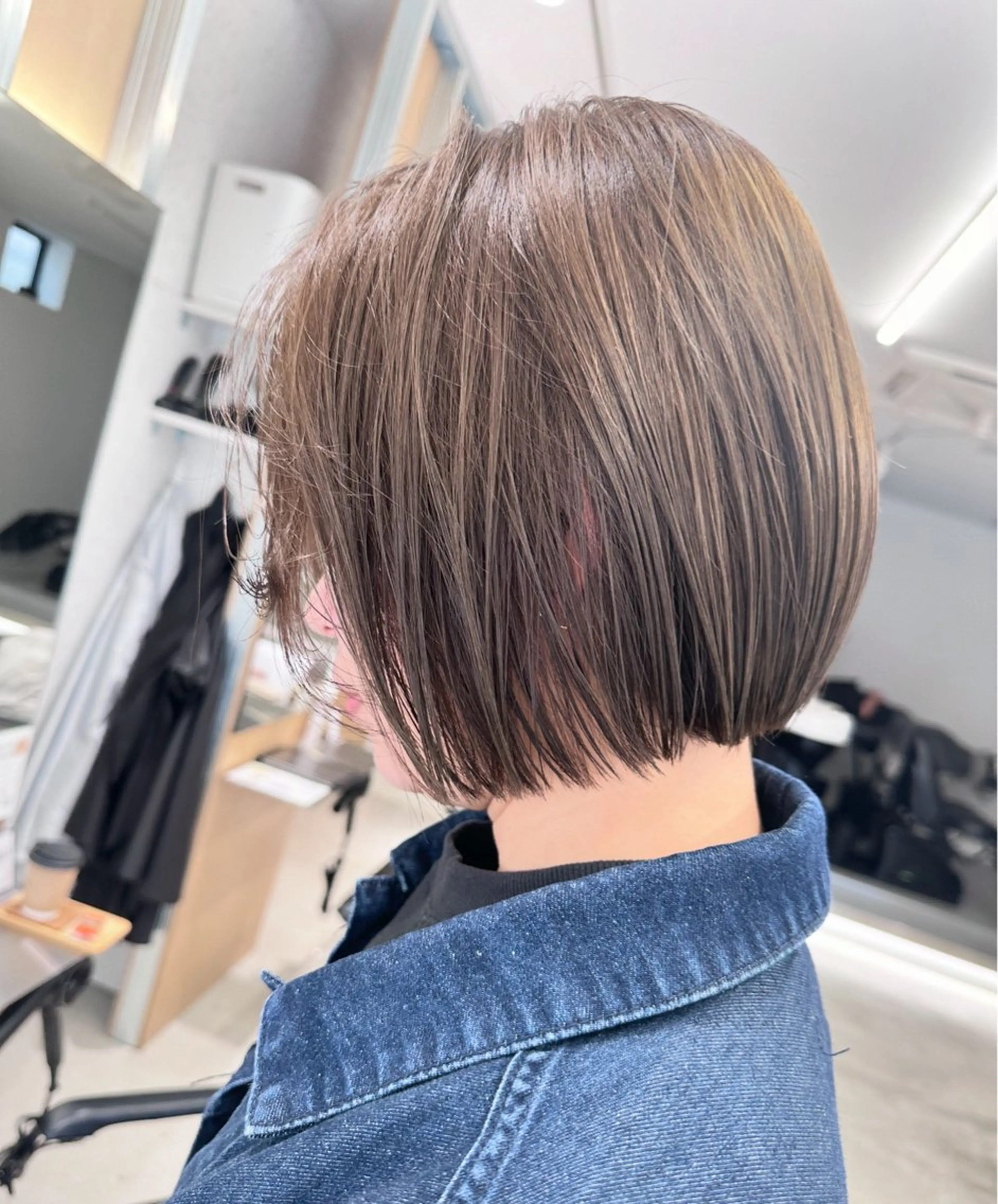 ミディアム GOAT_茅ヶ崎 キシ サクラのヘアスタイル