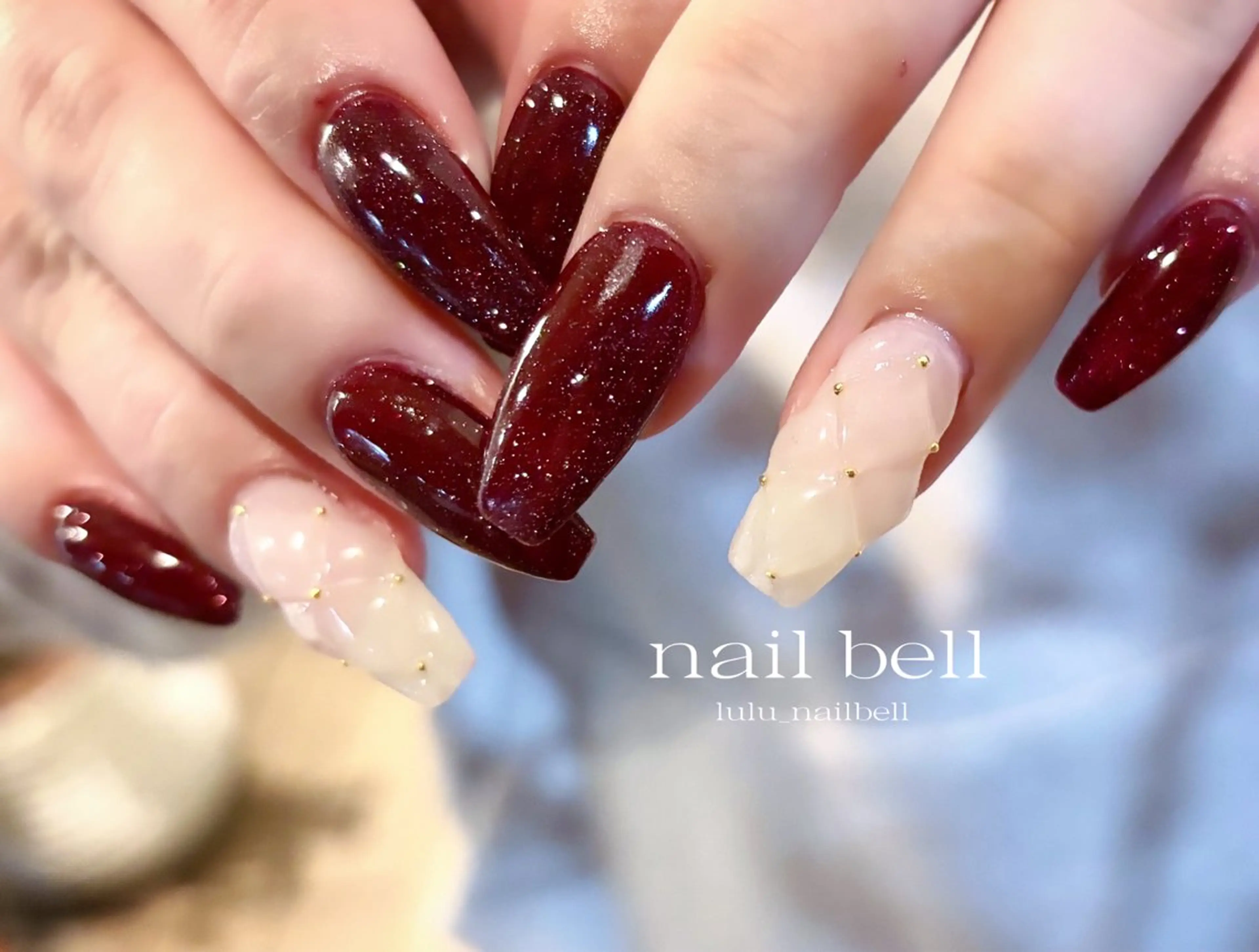 きらきら✨ミラーネイルorフラッシュ（オフ込み）の写真