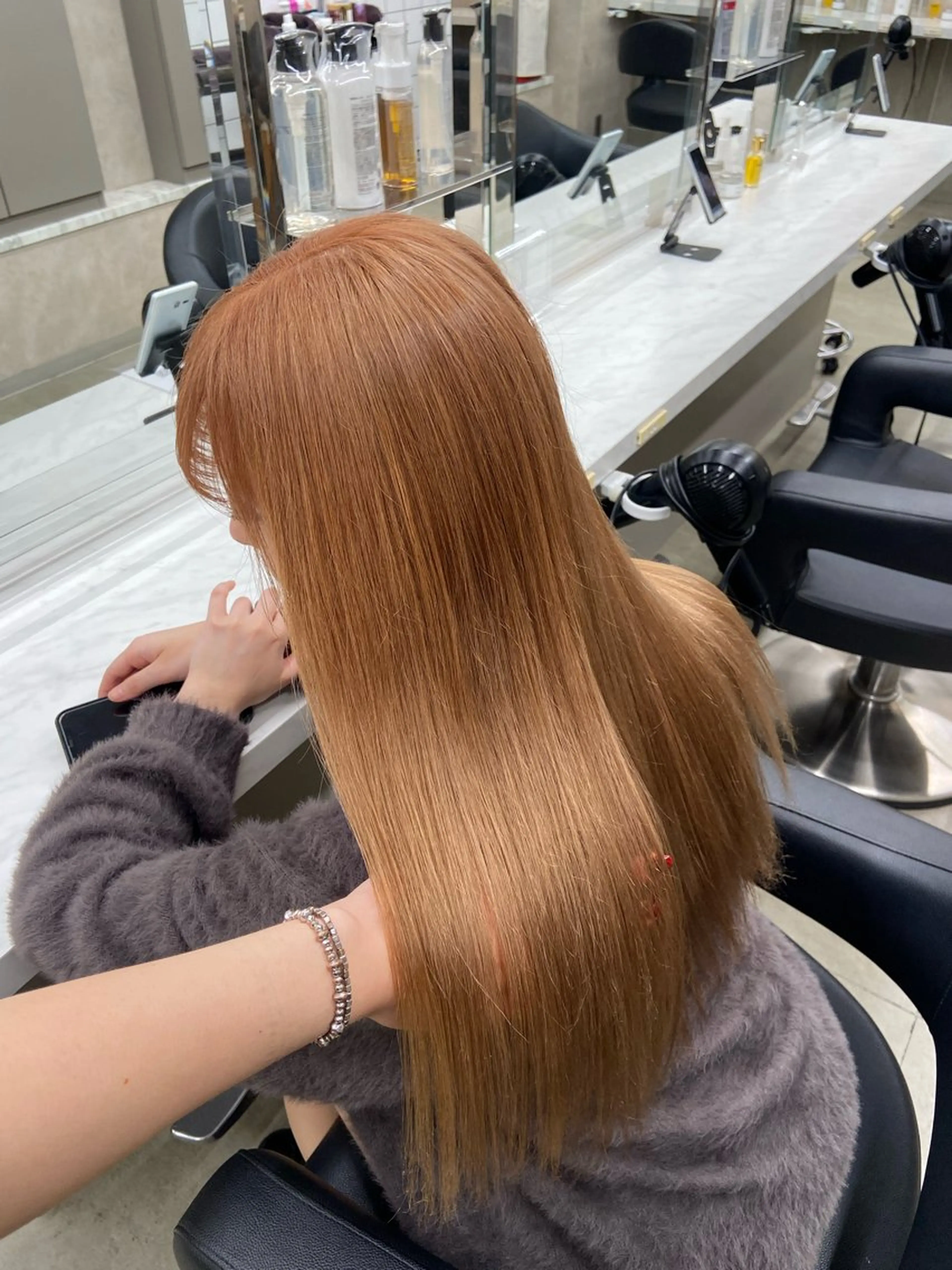 ロング カラー ヘアアレンジ Over hair_ misakiのヘアスタイル